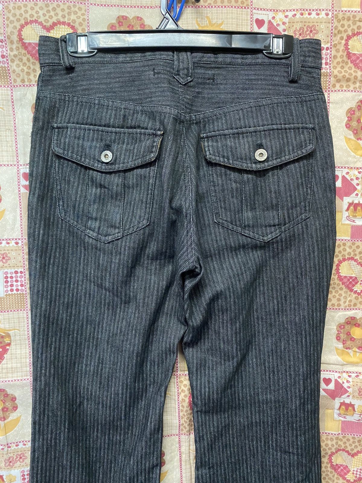 Japanese Brand Baggy Vintage Duex Concept Labo Black Wabash Like New pp15 Size US 31 - 2 Thumbnail