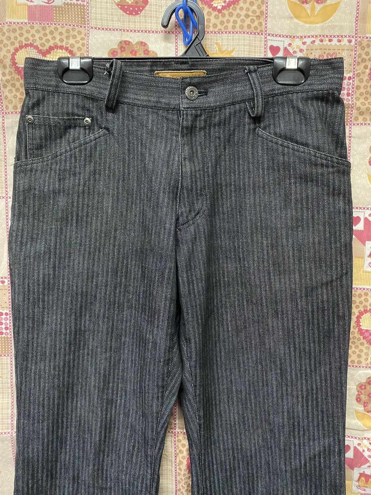 Japanese Brand Baggy Vintage Duex Concept Labo Black Wabash Like New pp15 Size US 31 - 4 Thumbnail