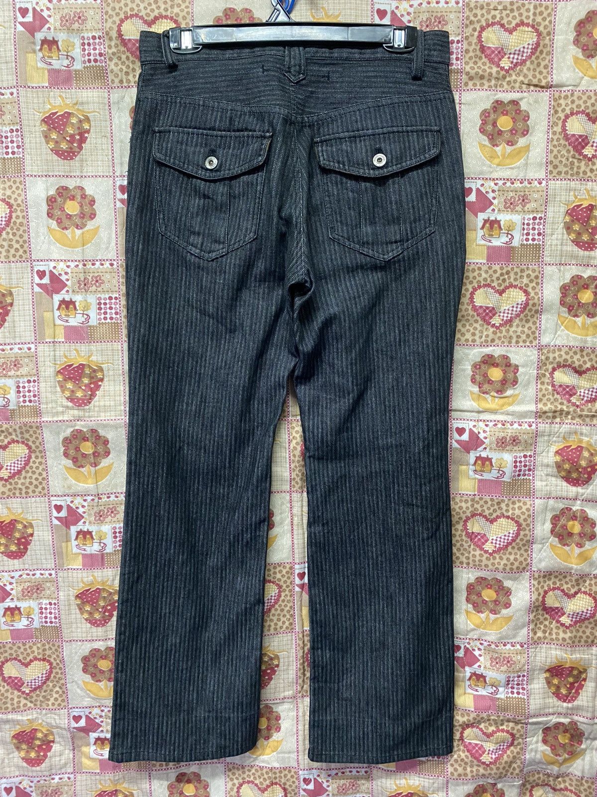 Japanese Brand Baggy Vintage Duex Concept Labo Black Wabash Like New pp15 Size US 31 - 1 Thumbnail