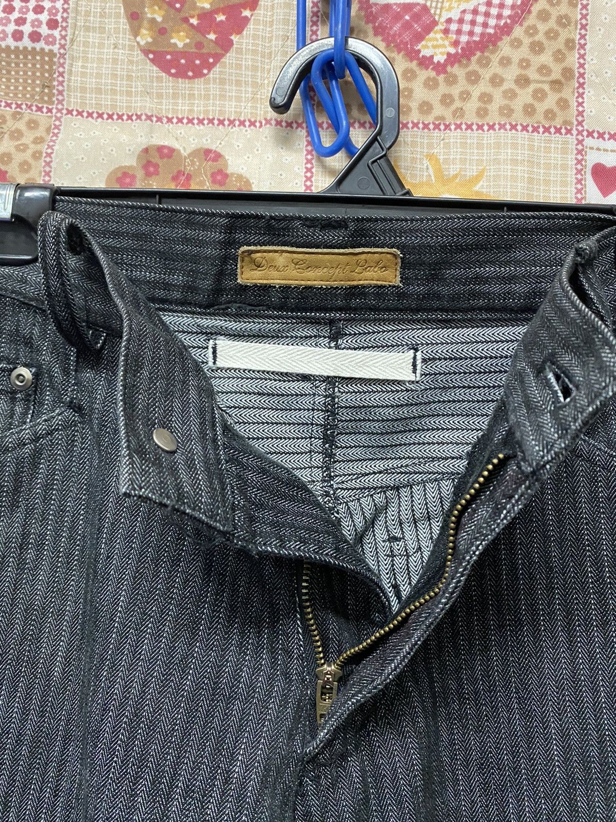 Japanese Brand Baggy Vintage Duex Concept Labo Black Wabash Like New pp15 Size US 31 - 5 Thumbnail