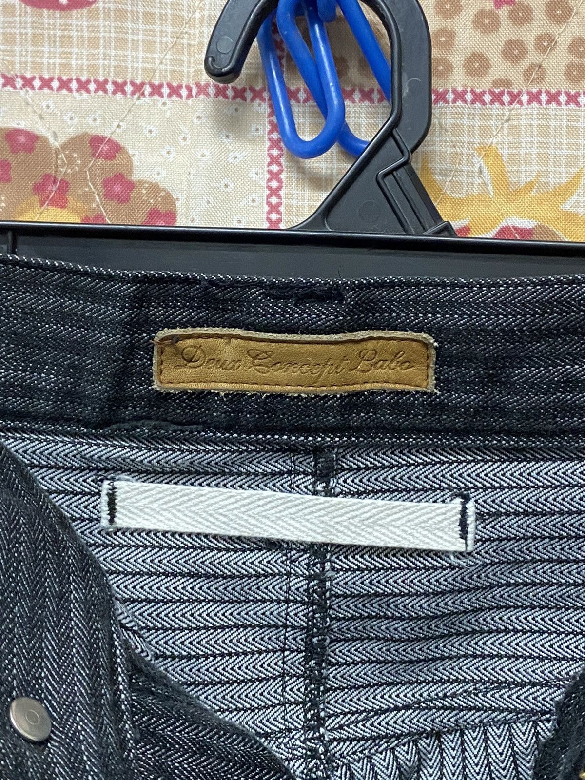 Japanese Brand Baggy Vintage Duex Concept Labo Black Wabash Like New pp15 Size US 31 - 6 Thumbnail