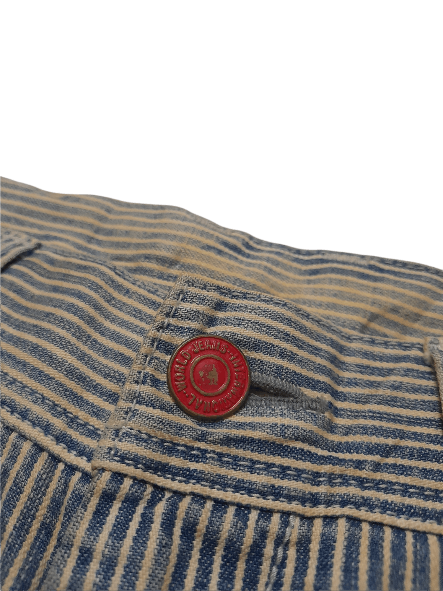 Japanese Brand CUETIEEN Hickory Carpenter Denim (D802) Size US 32 / EU 48 - 8 Thumbnail
