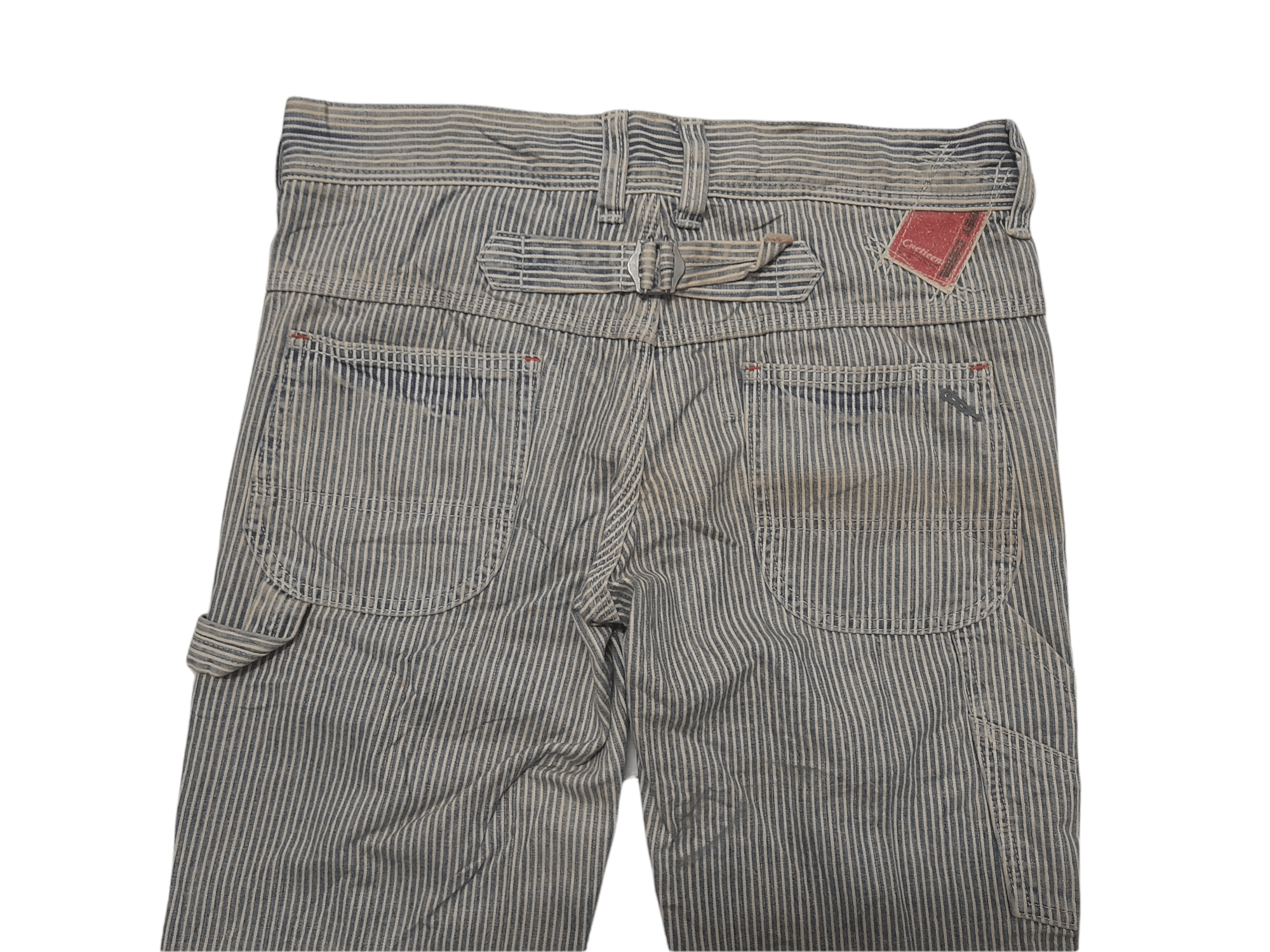 Japanese Brand CUETIEEN Hickory Carpenter Denim (D802) Size US 32 / EU 48 - 2 Thumbnail