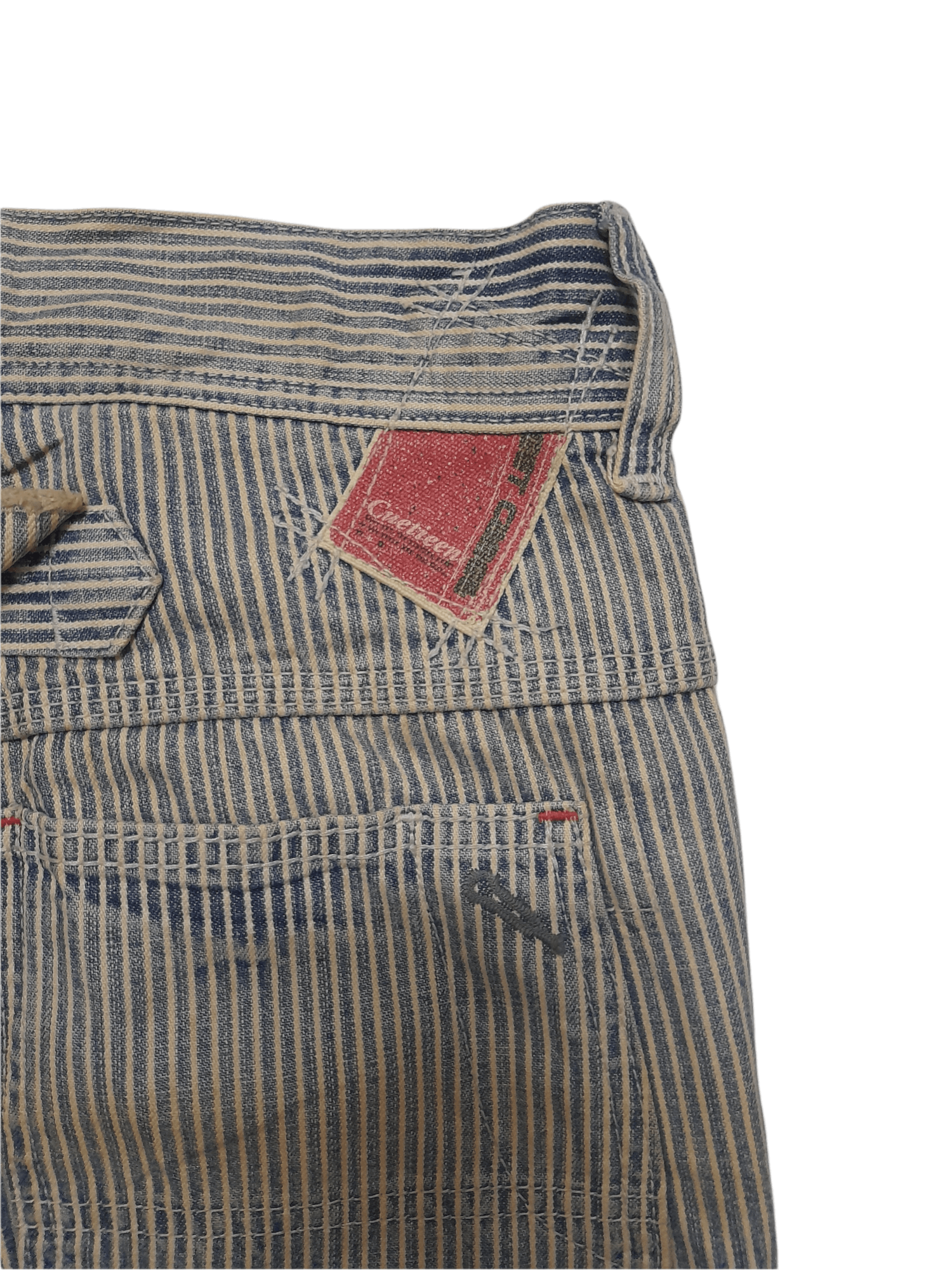 Japanese Brand CUETIEEN Hickory Carpenter Denim (D802) Size US 32 / EU 48 - 4 Thumbnail