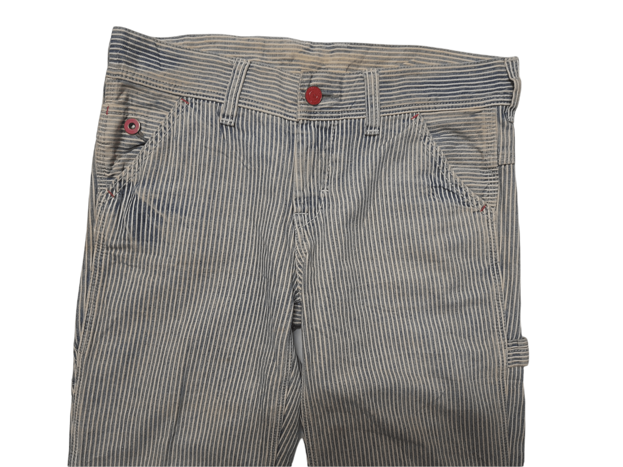 Japanese Brand CUETIEEN Hickory Carpenter Denim (D802) Size US 32 / EU 48 - 7 Thumbnail