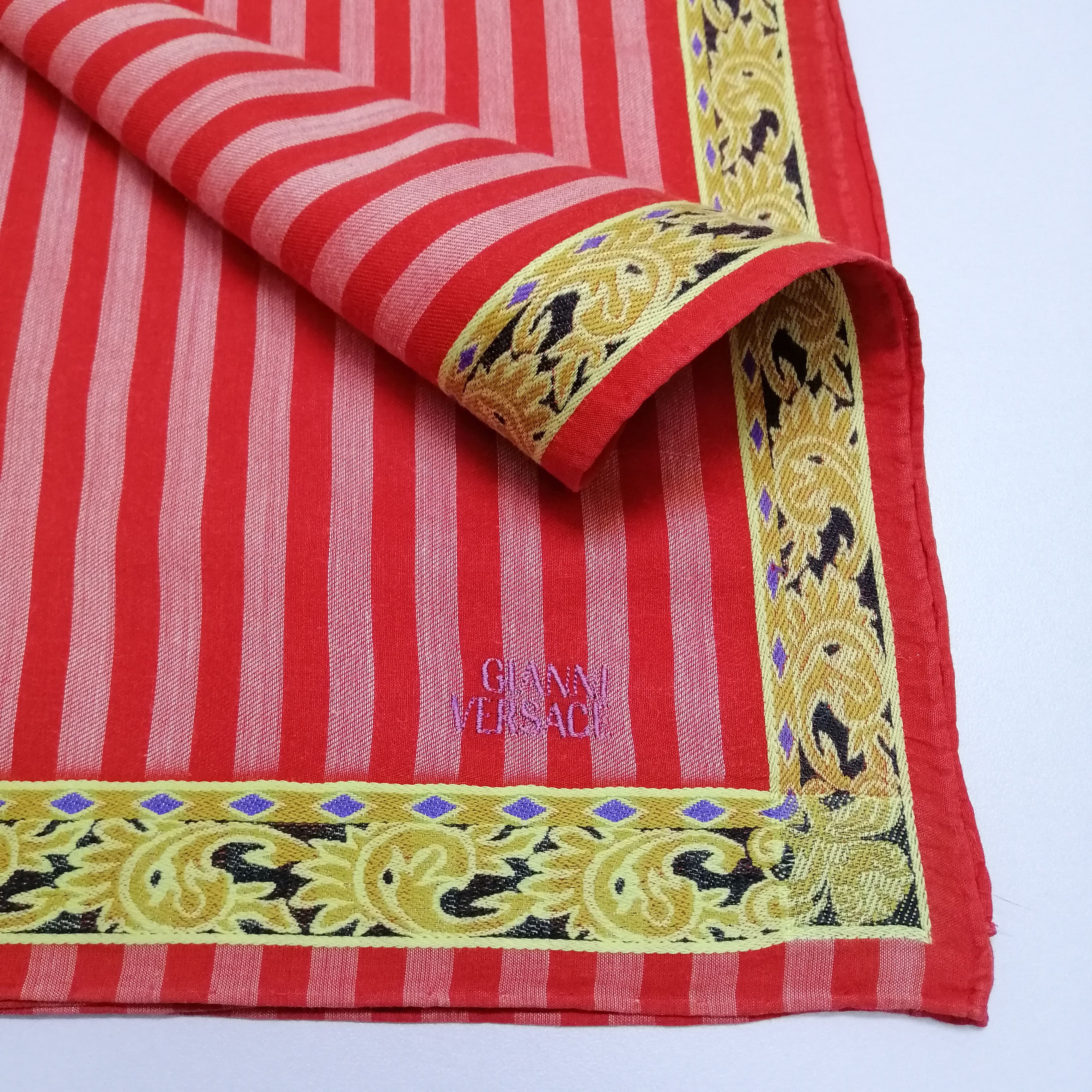 Versace Gianni Versace Handkerchief/Neckerchief/Bandana-KD2026 Size ONE SIZE - 2 Thumbnail