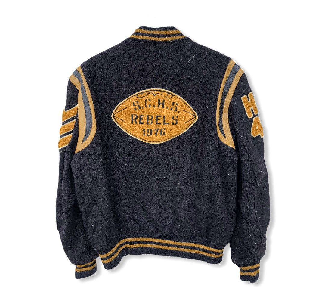 Delong Vintage Delong Rugby Varsity Jacket Size US M / EU 48-50 / 2 - 3 Thumbnail