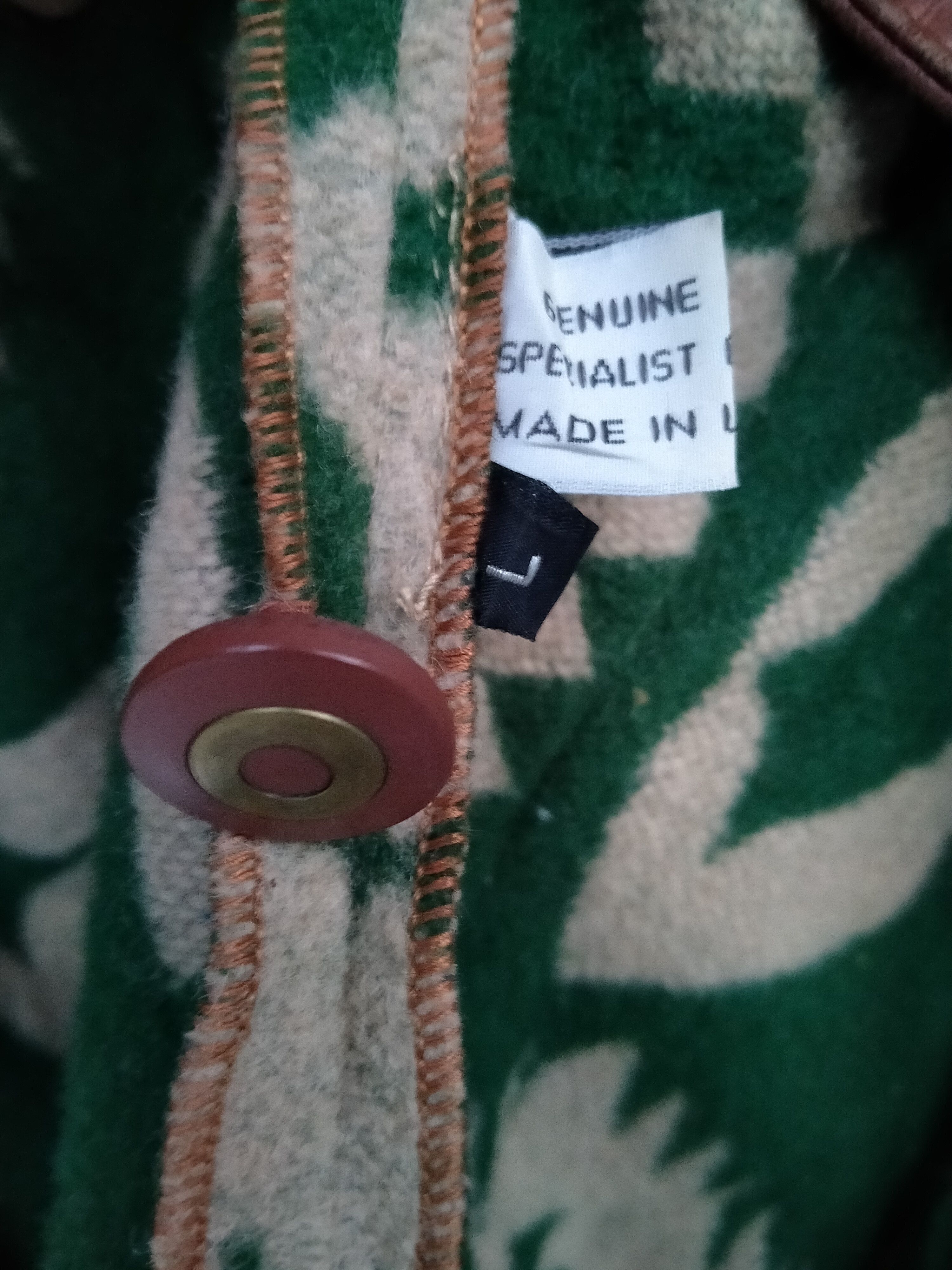 Native Vintage 70s Native Navajo Fleece Genuine Leather Jacket Size US L / EU 52-54 / 3 - 17 Thumbnail