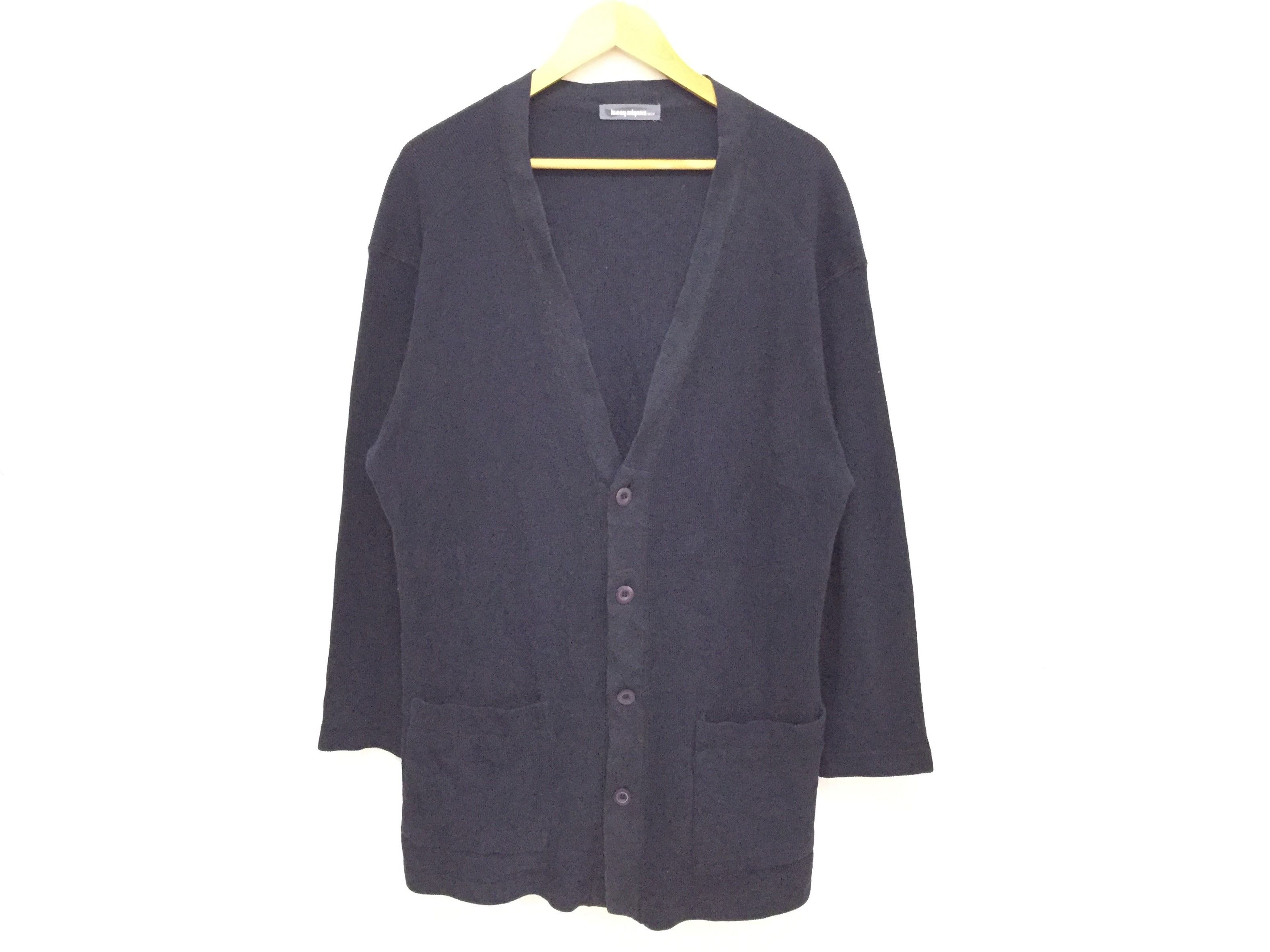 Final Home × Issey Miyake 80's ISSEY MIYAKE MEN Long Knit cardigan Size US M / EU 48-50 / 2 - 2 Thumbnail