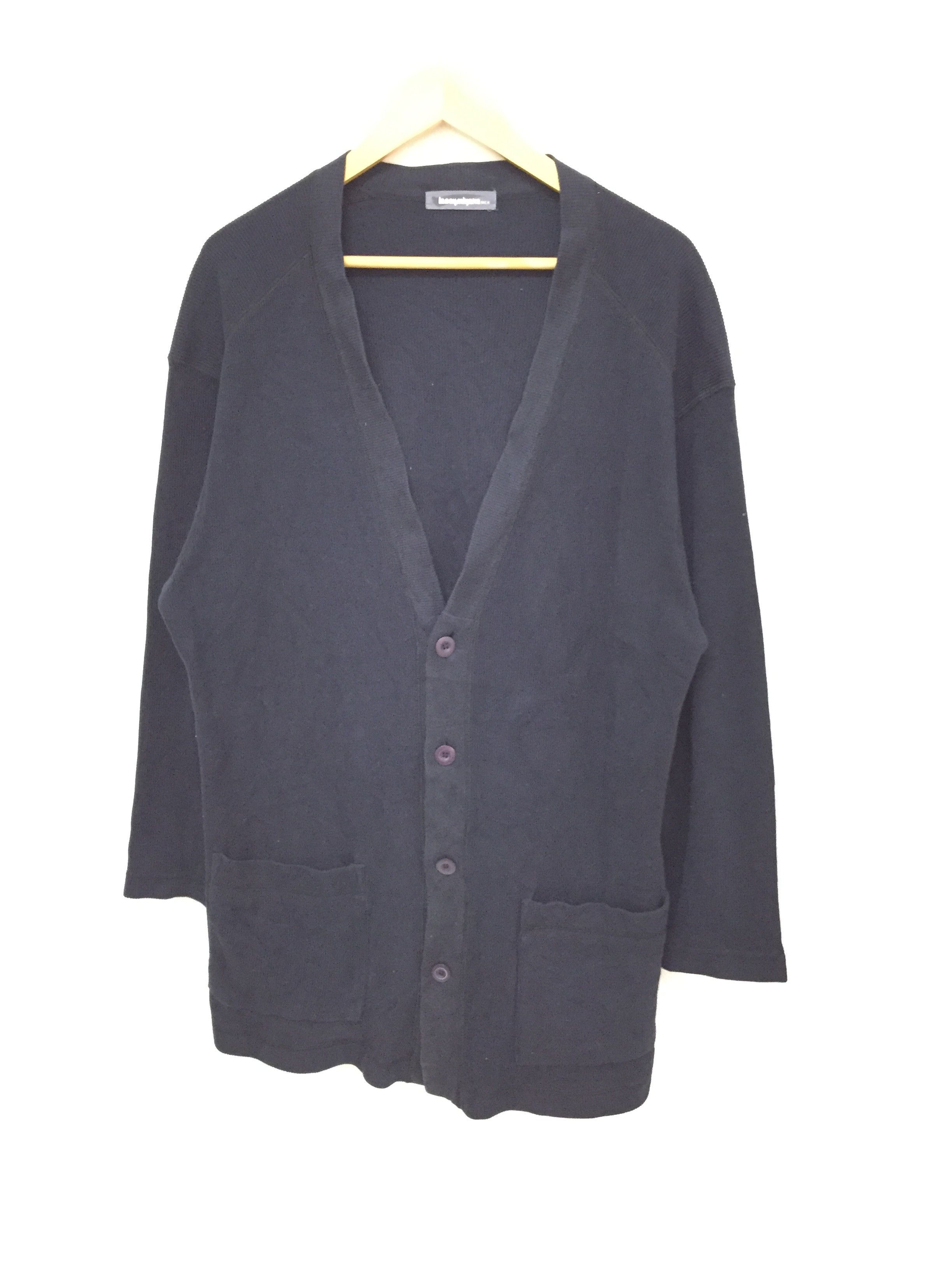 Final Home × Issey Miyake 80's ISSEY MIYAKE MEN Long Knit cardigan Size US M / EU 48-50 / 2 - 1 Thumbnail