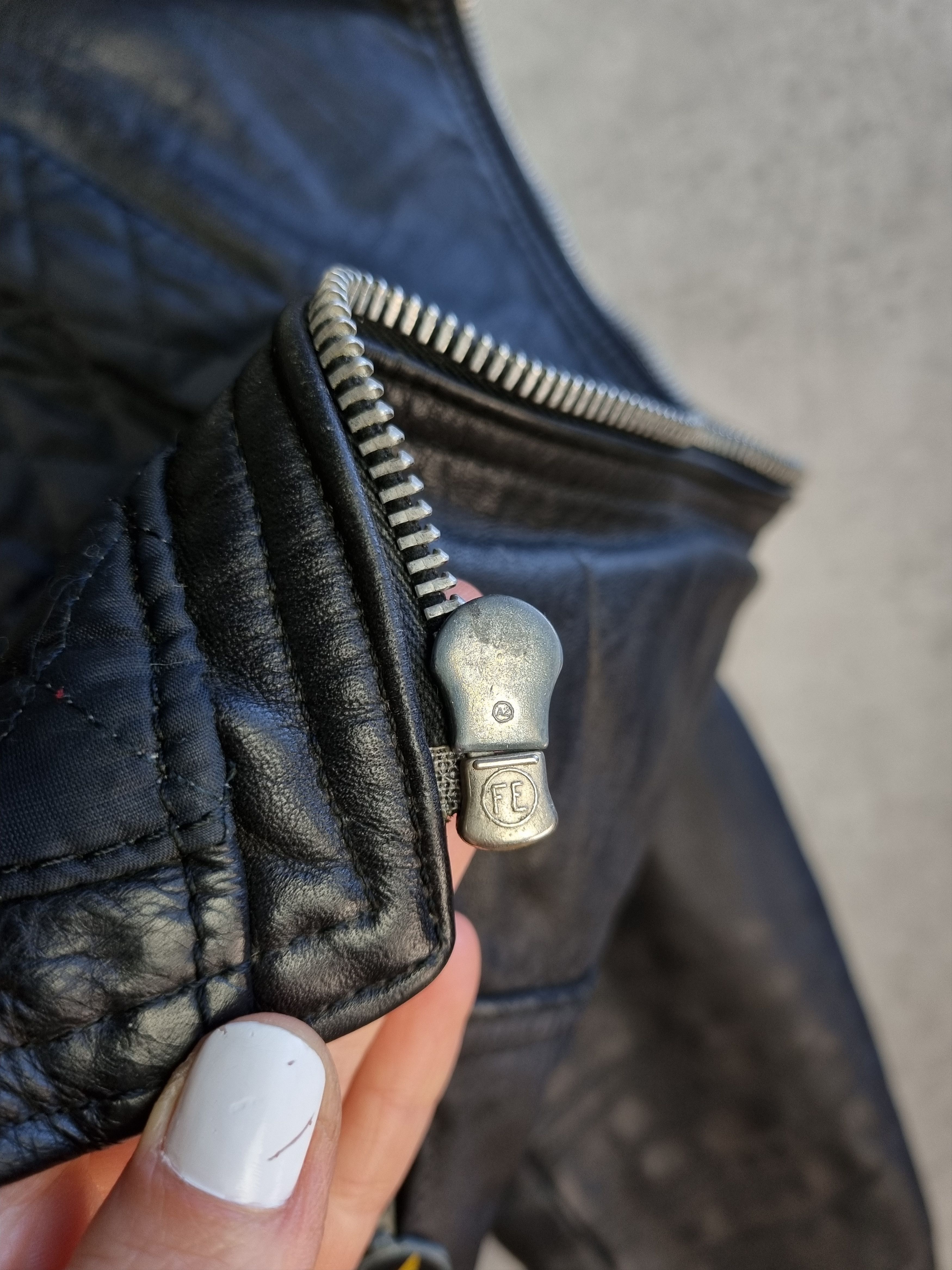 Genuine Leather Rare 70s MOTO CUIR french Biker leather jacket Size US S / EU 44-46 / 1 - 14 Thumbnail