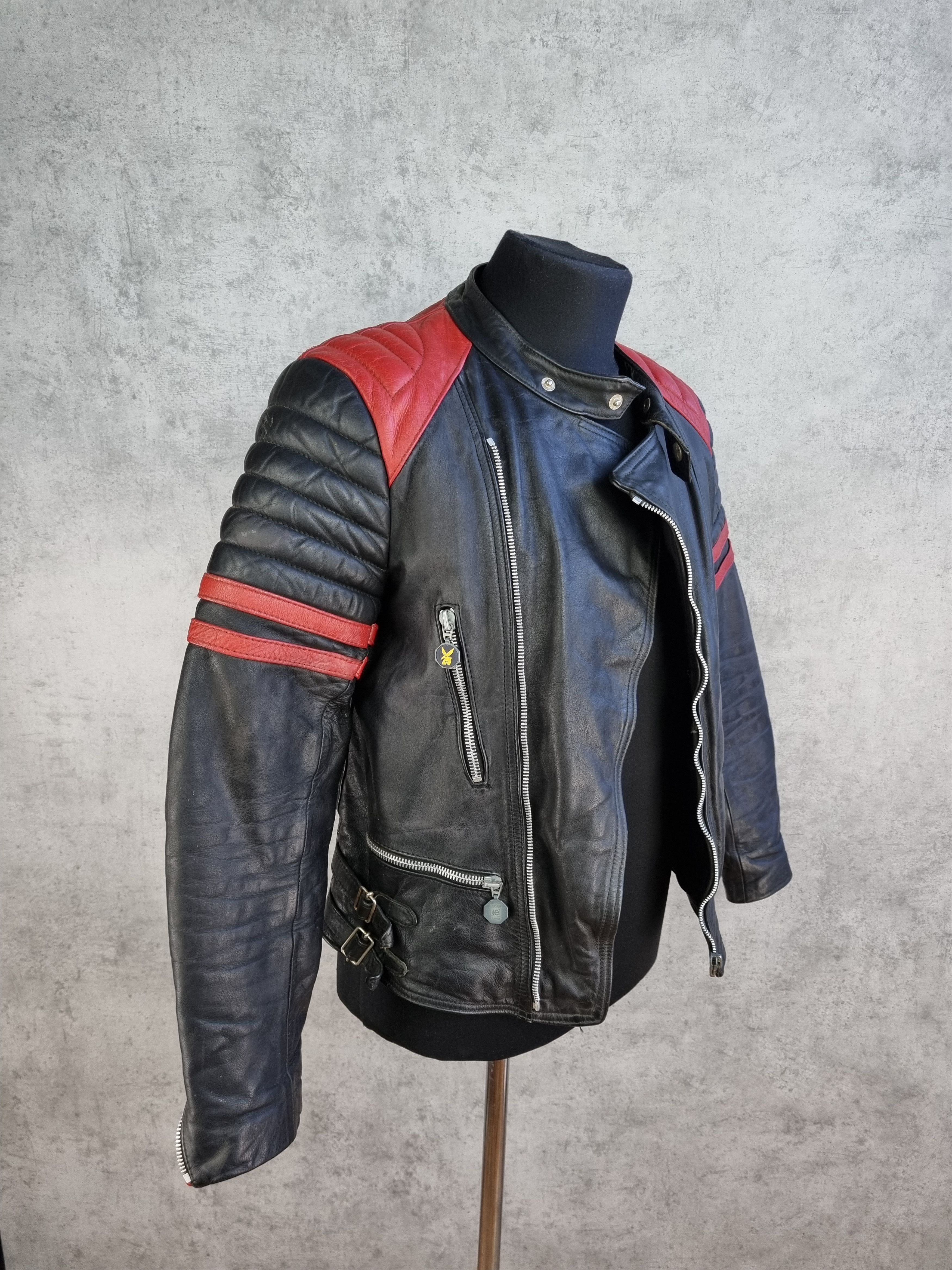 Genuine Leather Rare 70s MOTO CUIR french Biker leather jacket Size US S / EU 44-46 / 1 - 3 Thumbnail