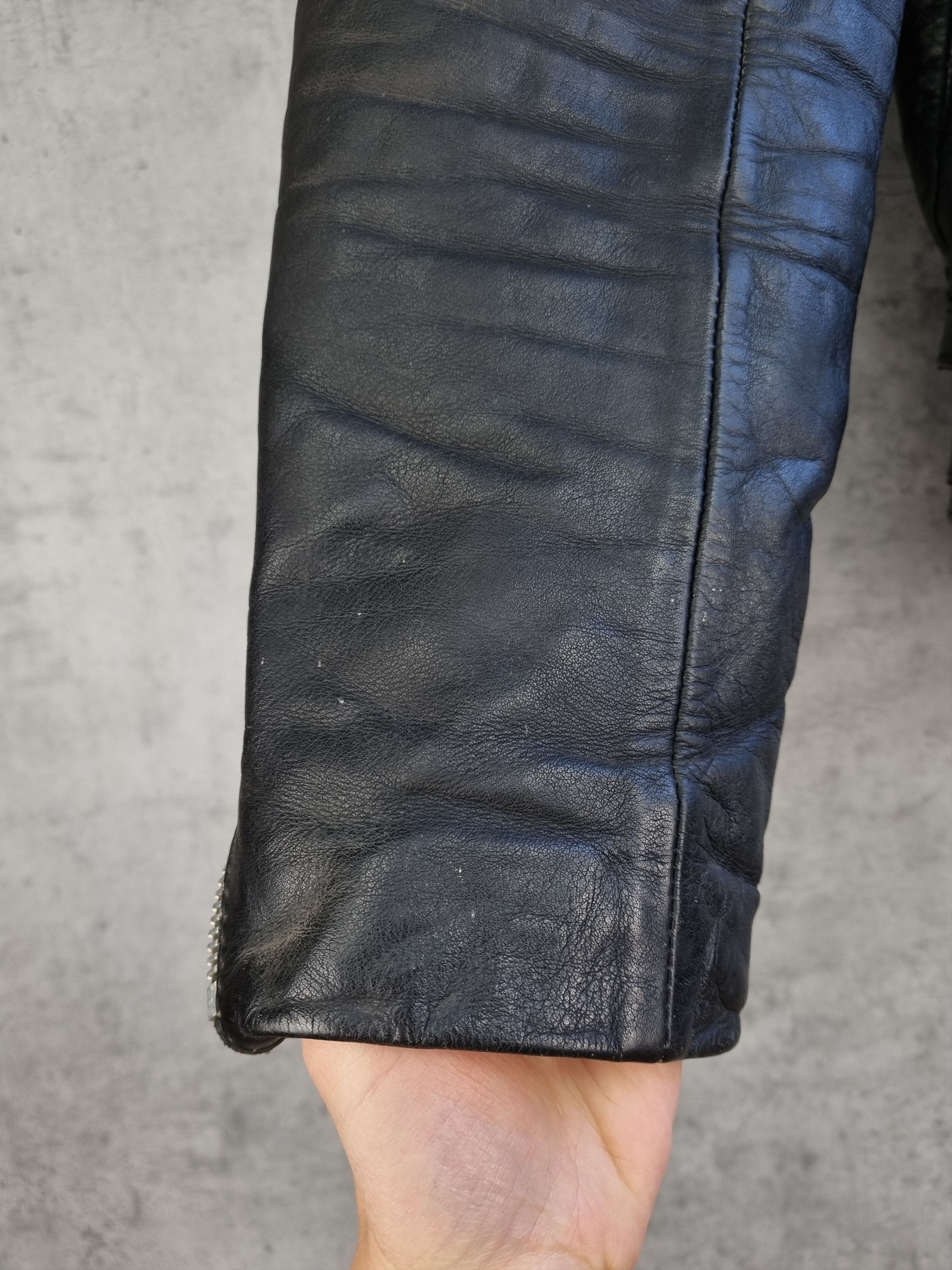 Genuine Leather Rare 70s MOTO CUIR french Biker leather jacket Size US S / EU 44-46 / 1 - 24 Thumbnail