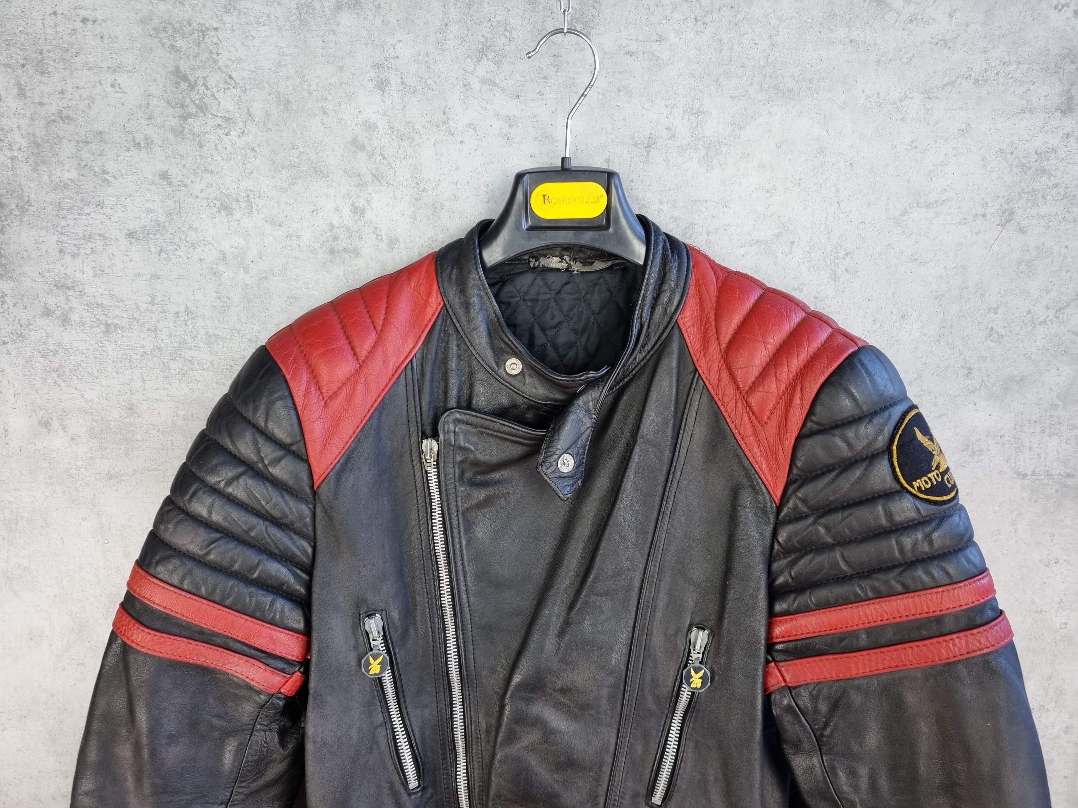 Genuine Leather Rare 70s MOTO CUIR french Biker leather jacket Size US S / EU 44-46 / 1 - 7 Thumbnail