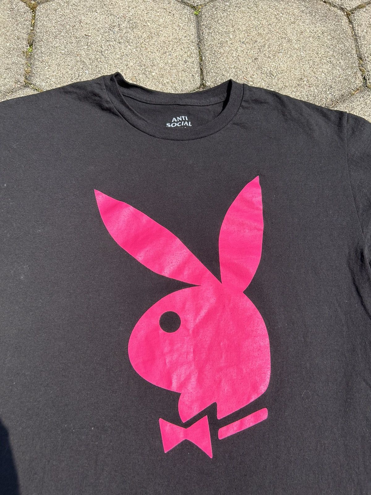 Anti Social Social Club × Playboy Anti Social Social Club Playboy T Shirt Size US L / EU 52-54 / 3 - 4 Thumbnail