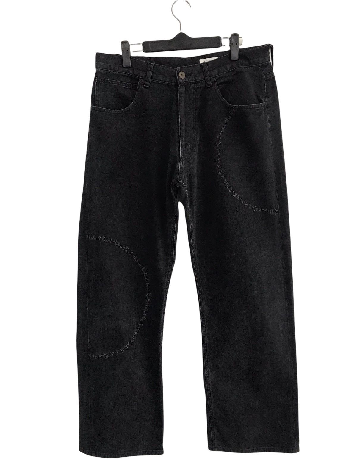 Karl Helmut Designer Kaneko Isao Karl Helmut Embroidery Denim Jeans Size US 32 / EU 48 - 1 Thumbnail