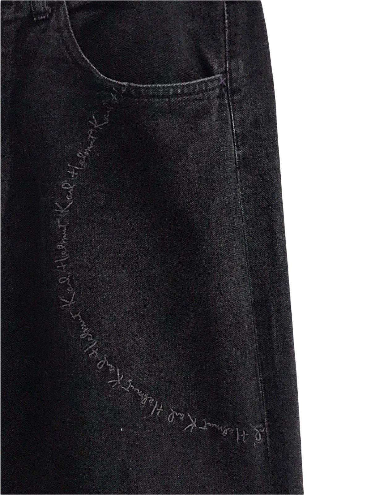 Karl Helmut Designer Kaneko Isao Karl Helmut Embroidery Denim Jeans Size US 32 / EU 48 - 6 Thumbnail