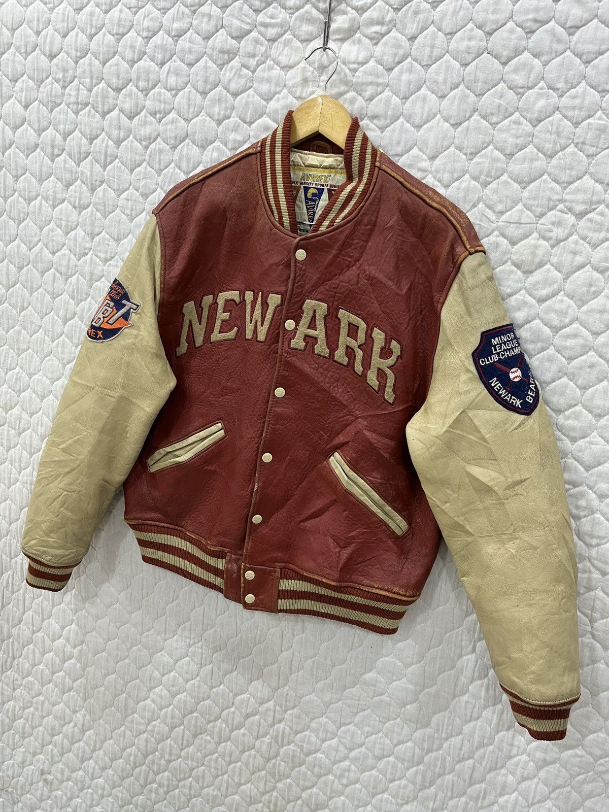 Avirex (Gggg). VINTAGE AVIREX USA OLD VARSITY STADIUM JACKET Size US M / EU 48-50 / 2 - 3 Thumbnail