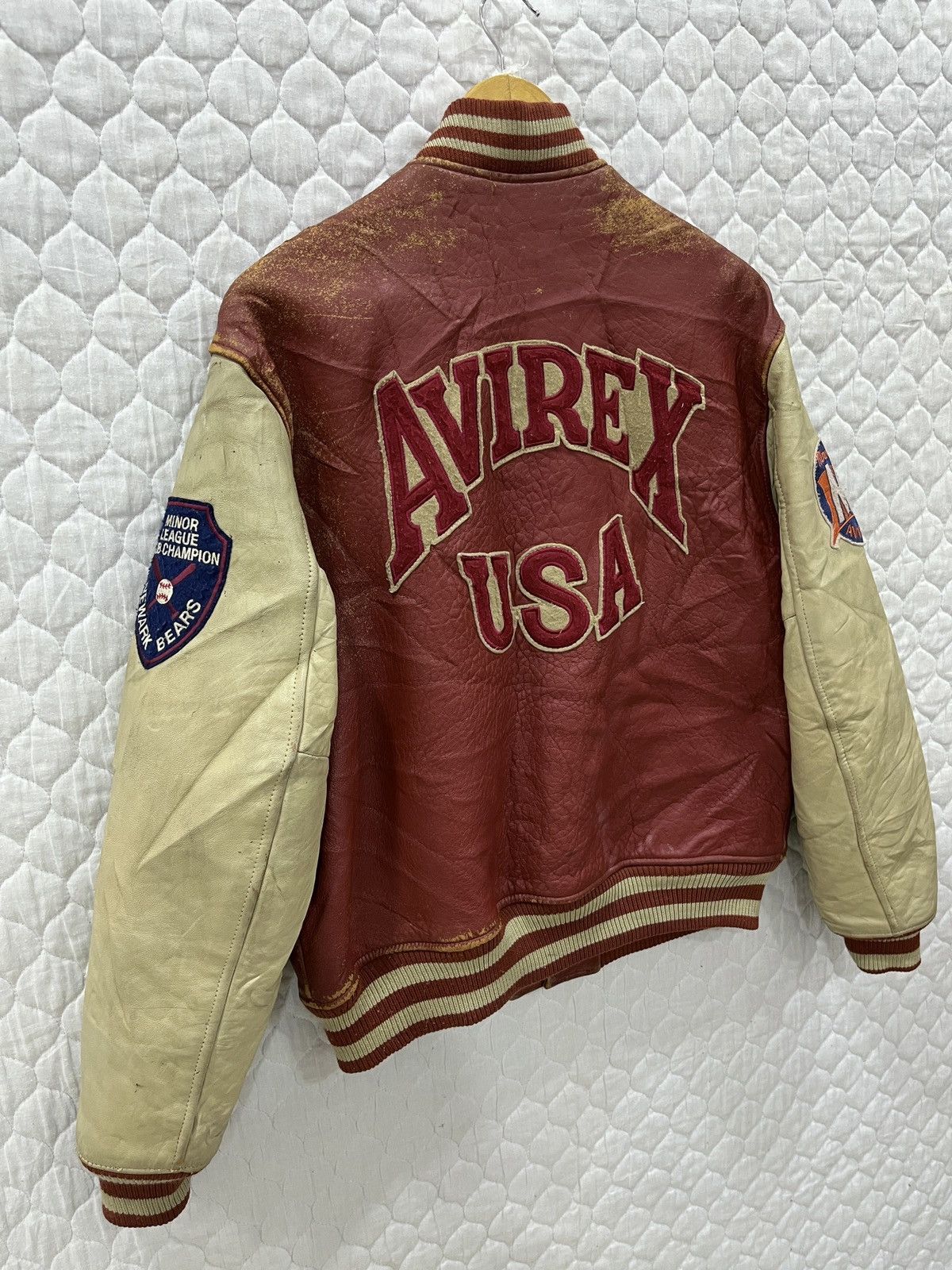 Avirex (Gggg). VINTAGE AVIREX USA OLD VARSITY STADIUM JACKET Size US M / EU 48-50 / 2 - 6 Thumbnail