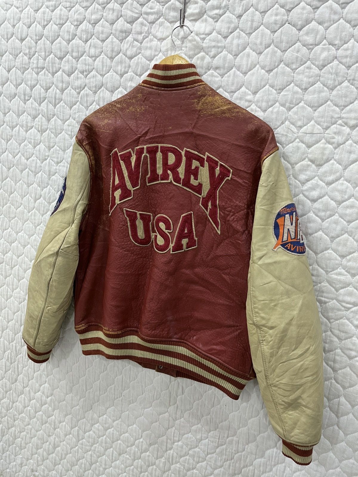 Avirex (Gggg). VINTAGE AVIREX USA OLD VARSITY STADIUM JACKET Size US M / EU 48-50 / 2 - 4 Thumbnail