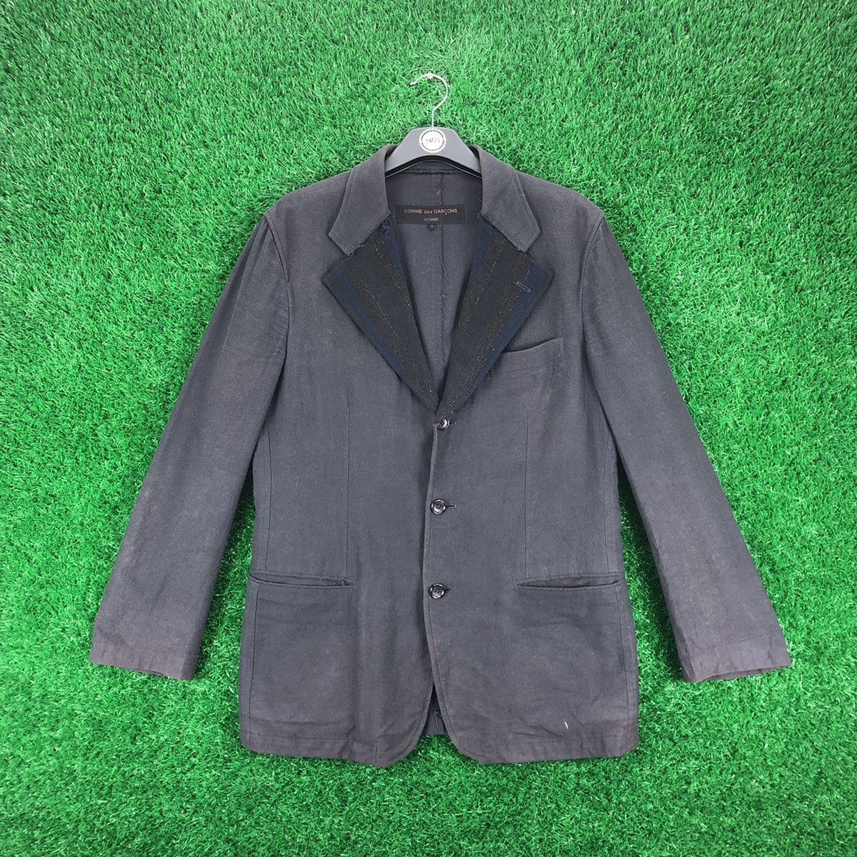 Comme des Garcons Homme × Rei Kawakubo × Vintage S/S2002 Vintage Comme des Garcons Homme Coat Jacket Size US M / EU 48-50 / 2 - 1 Thumbnail