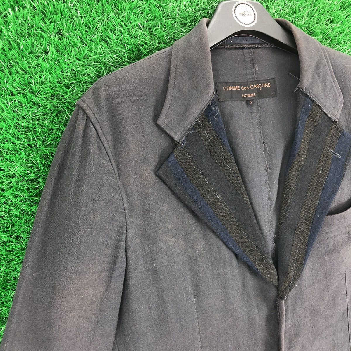 Comme des Garcons Homme × Rei Kawakubo × Vintage S/S2002 Vintage Comme des Garcons Homme Coat Jacket Size US M / EU 48-50 / 2 - 2 Thumbnail