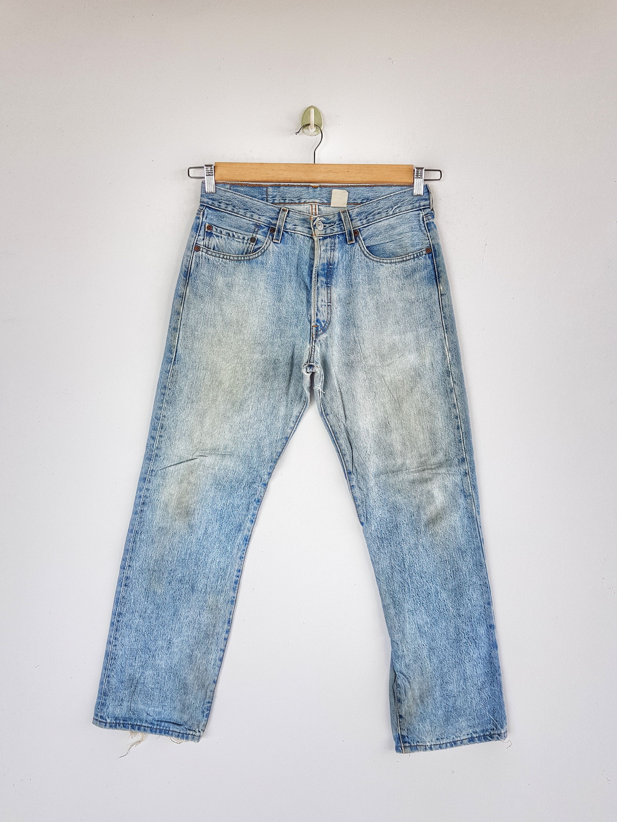 Levi's Vintage Levis 501 Sunfaded Jeans Levi's Light Wash Denim Size 30" / US 8 / IT 44 - 1 Thumbnail