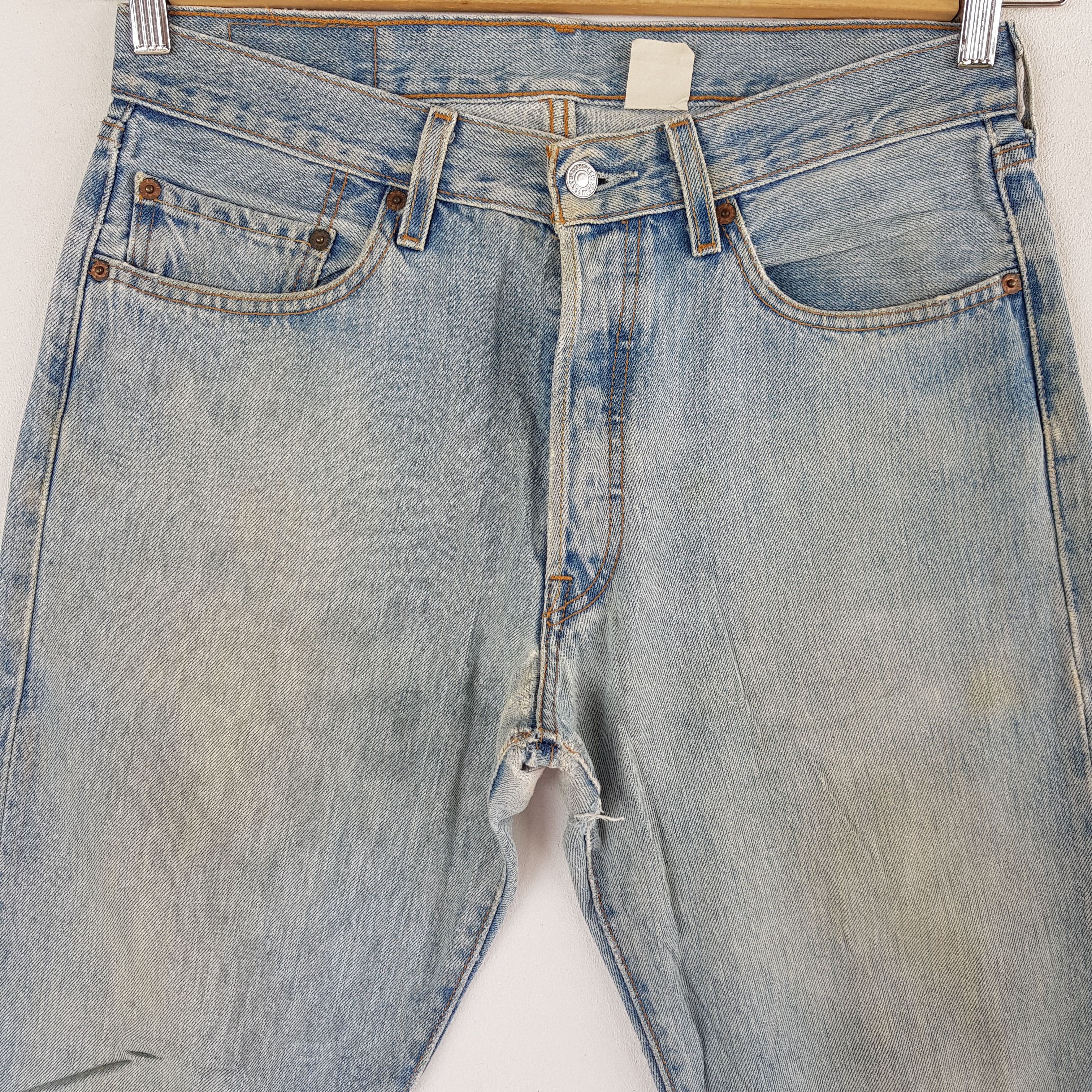 Levi's Vintage Levis 501 Sunfaded Jeans Levi's Light Wash Denim Size 30" / US 8 / IT 44 - 5 Thumbnail