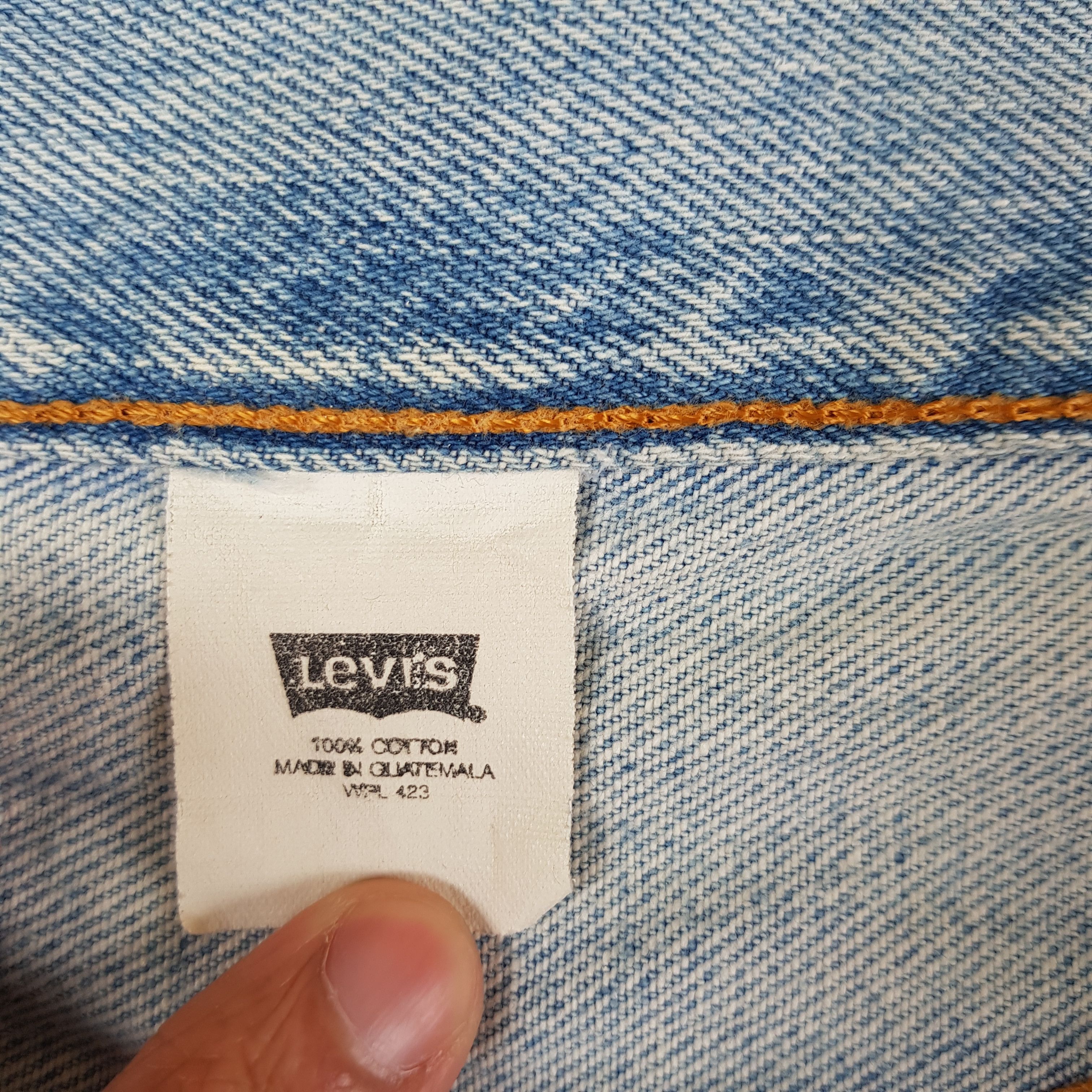 Levi's Vintage Levis 501 Sunfaded Jeans Levi's Light Wash Denim Size 30" / US 8 / IT 44 - 11 Thumbnail