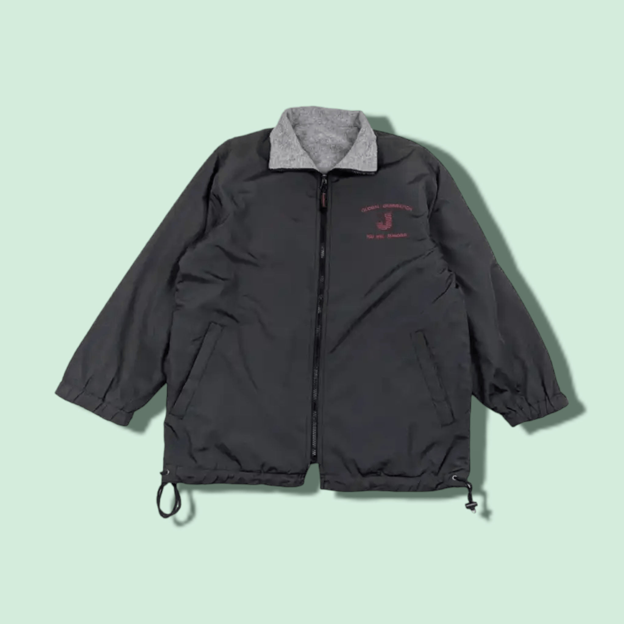 Japanese Brand JEAN JAURES Windbreaker Fleece Sherpa Reversible Jacket Size US L / EU 52-54 / 3 - 1 Thumbnail