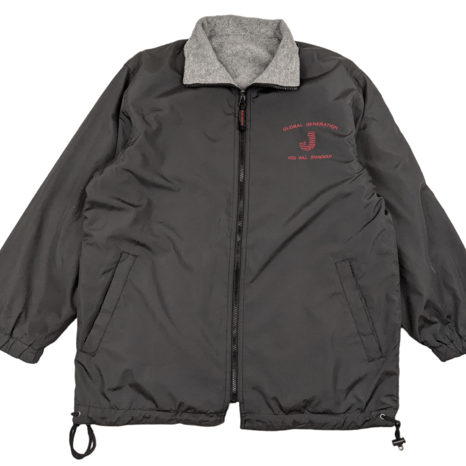 Japanese Brand JEAN JAURES Windbreaker Fleece Sherpa Reversible Jacket Size US L / EU 52-54 / 3 - 2 Thumbnail