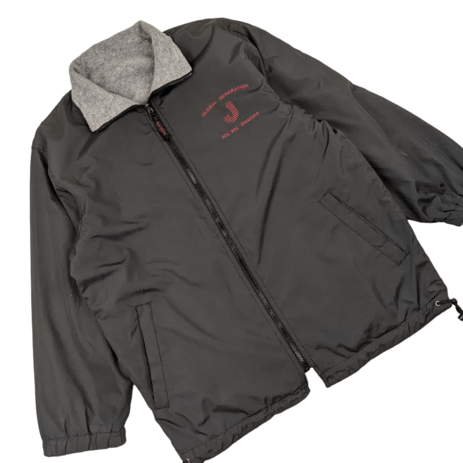 Japanese Brand JEAN JAURES Windbreaker Fleece Sherpa Reversible Jacket Size US L / EU 52-54 / 3 - 3 Thumbnail