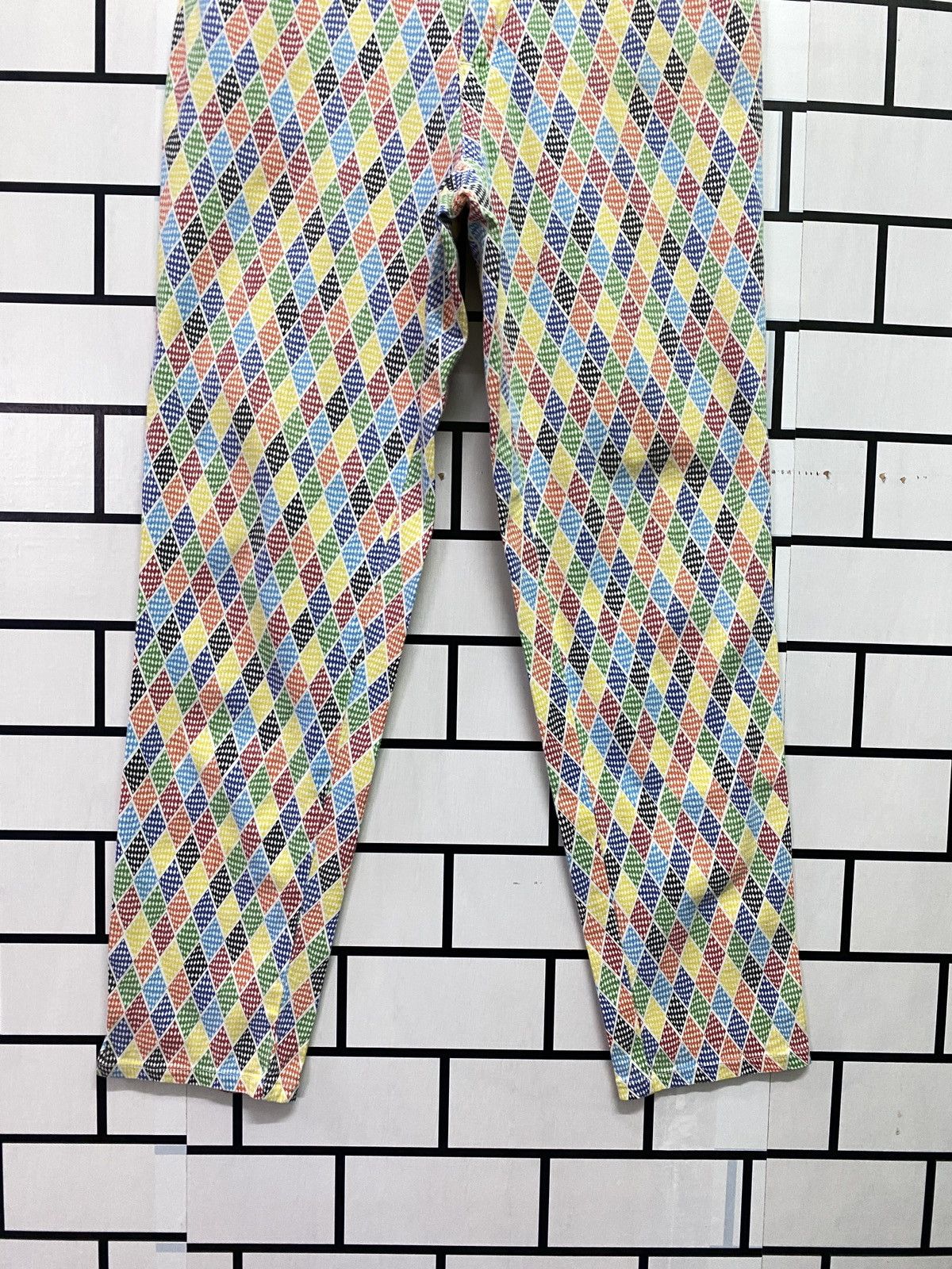 Vintage Vintage JORDÈN Multicoloured Abstract Design Pants Size US 26 / EU 42 - 8 Thumbnail