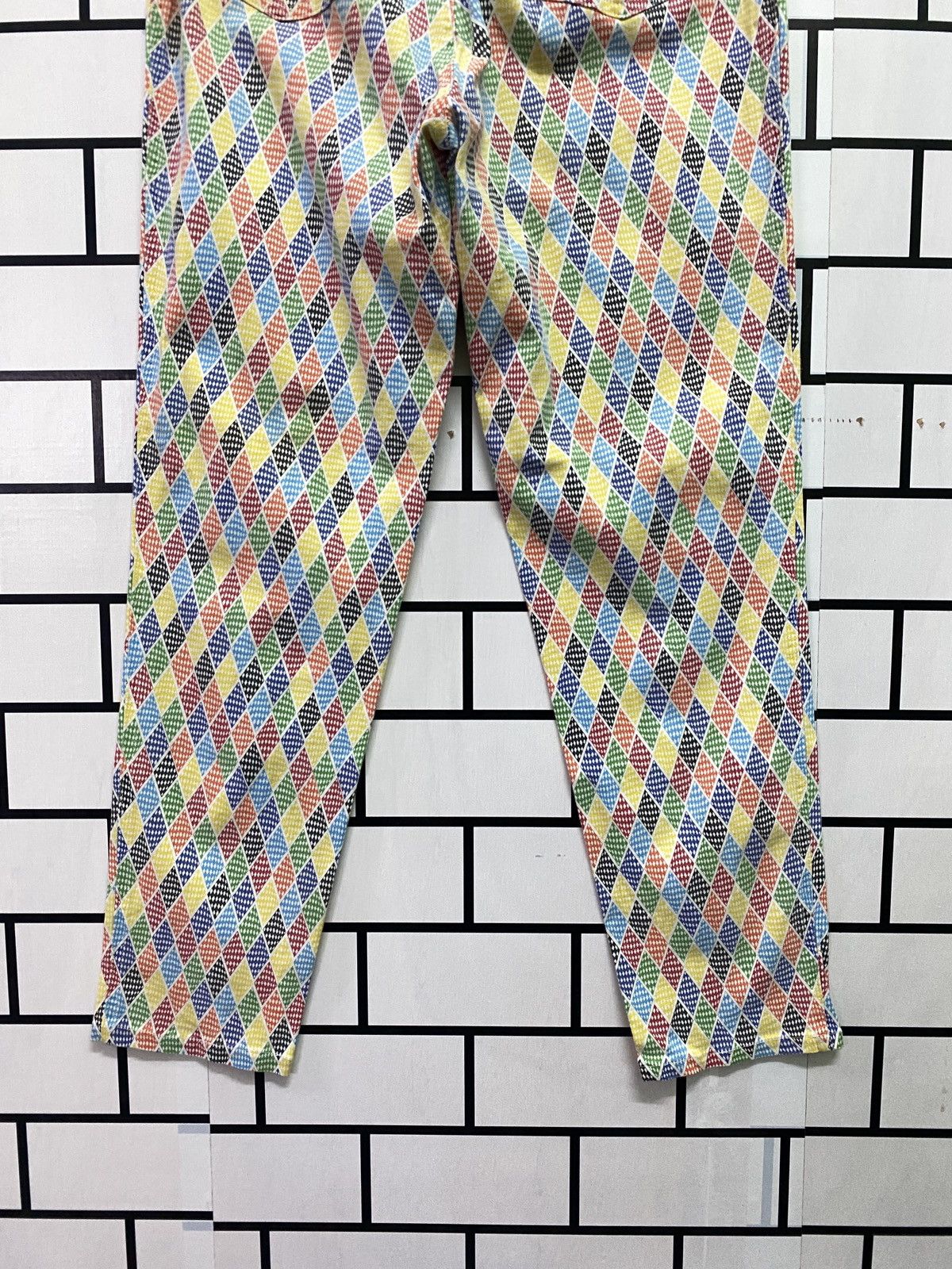 Vintage Vintage JORDÈN Multicoloured Abstract Design Pants Size US 26 / EU 42 - 9 Thumbnail