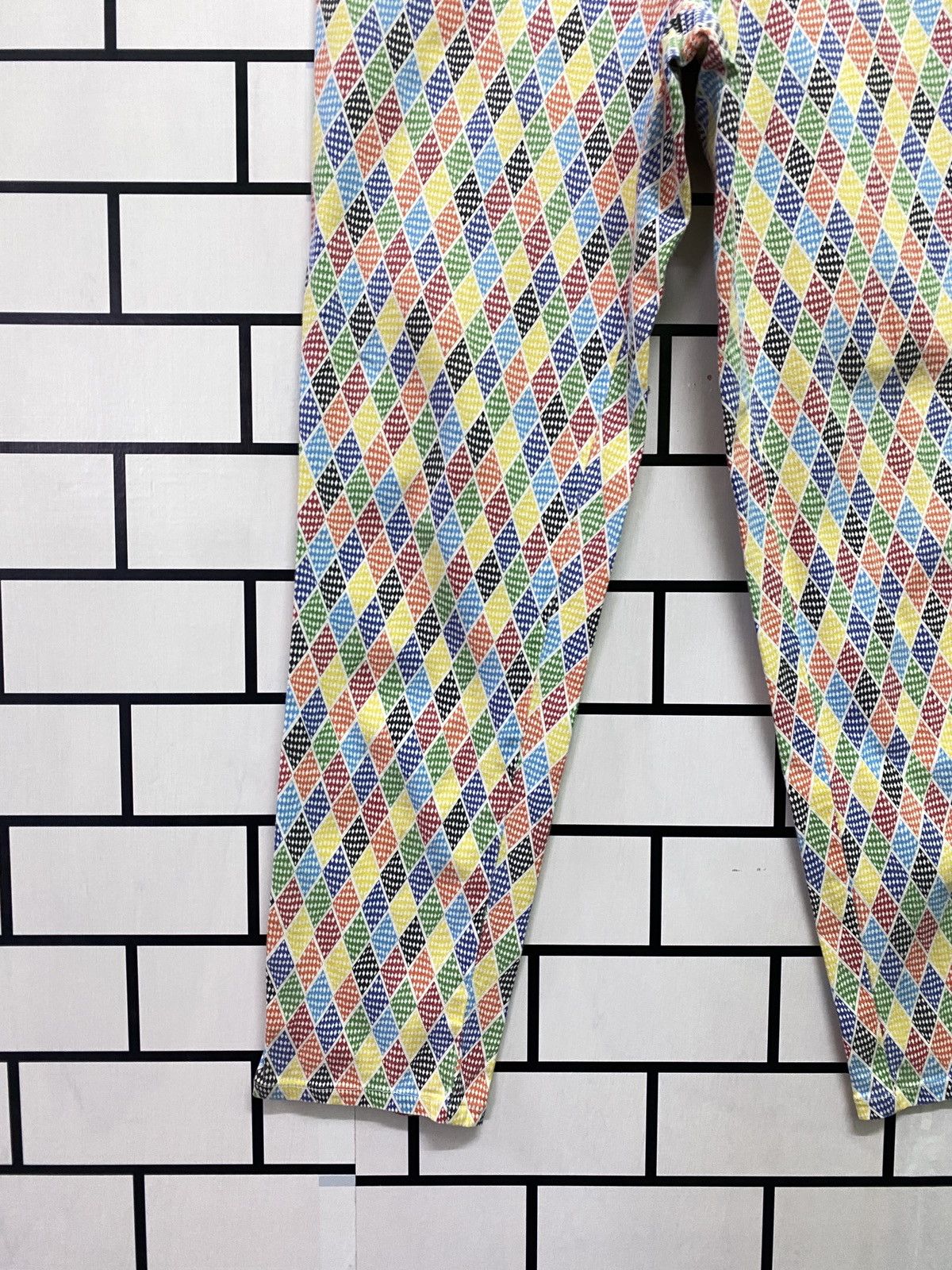 Vintage Vintage JORDÈN Multicoloured Abstract Design Pants Size US 26 / EU 42 - 6 Thumbnail