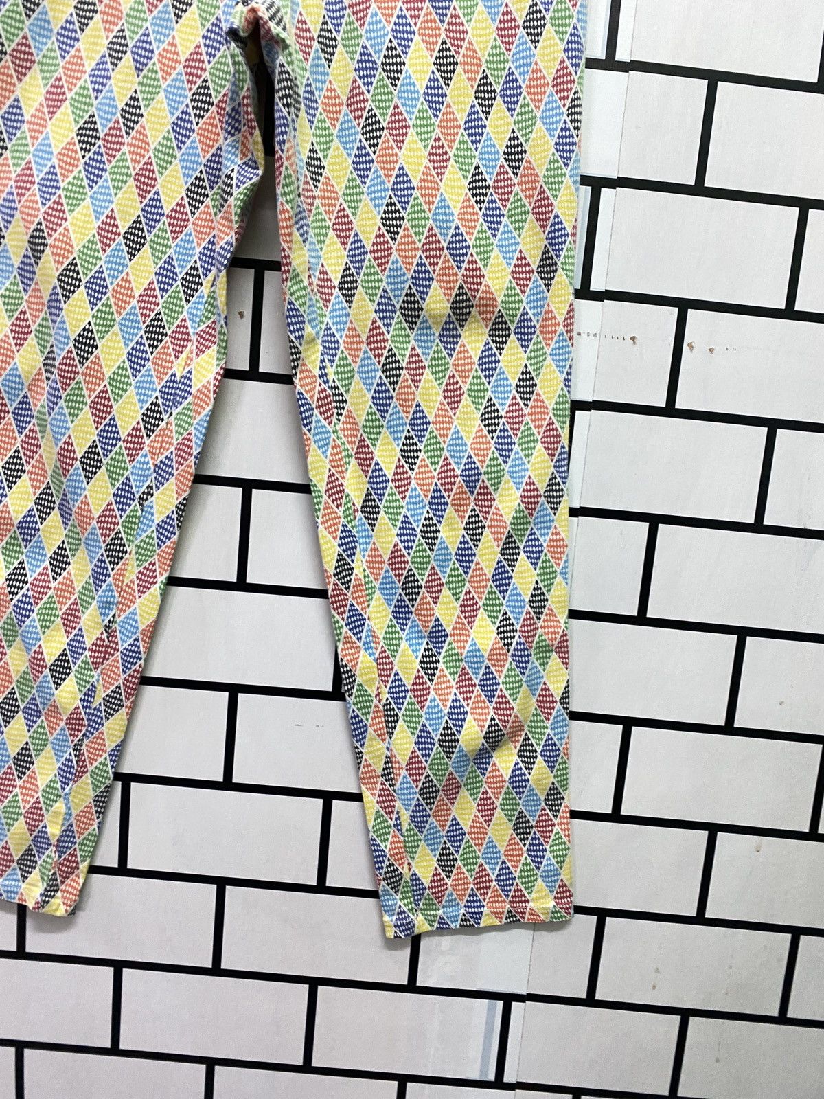 Vintage Vintage JORDÈN Multicoloured Abstract Design Pants Size US 26 / EU 42 - 7 Thumbnail
