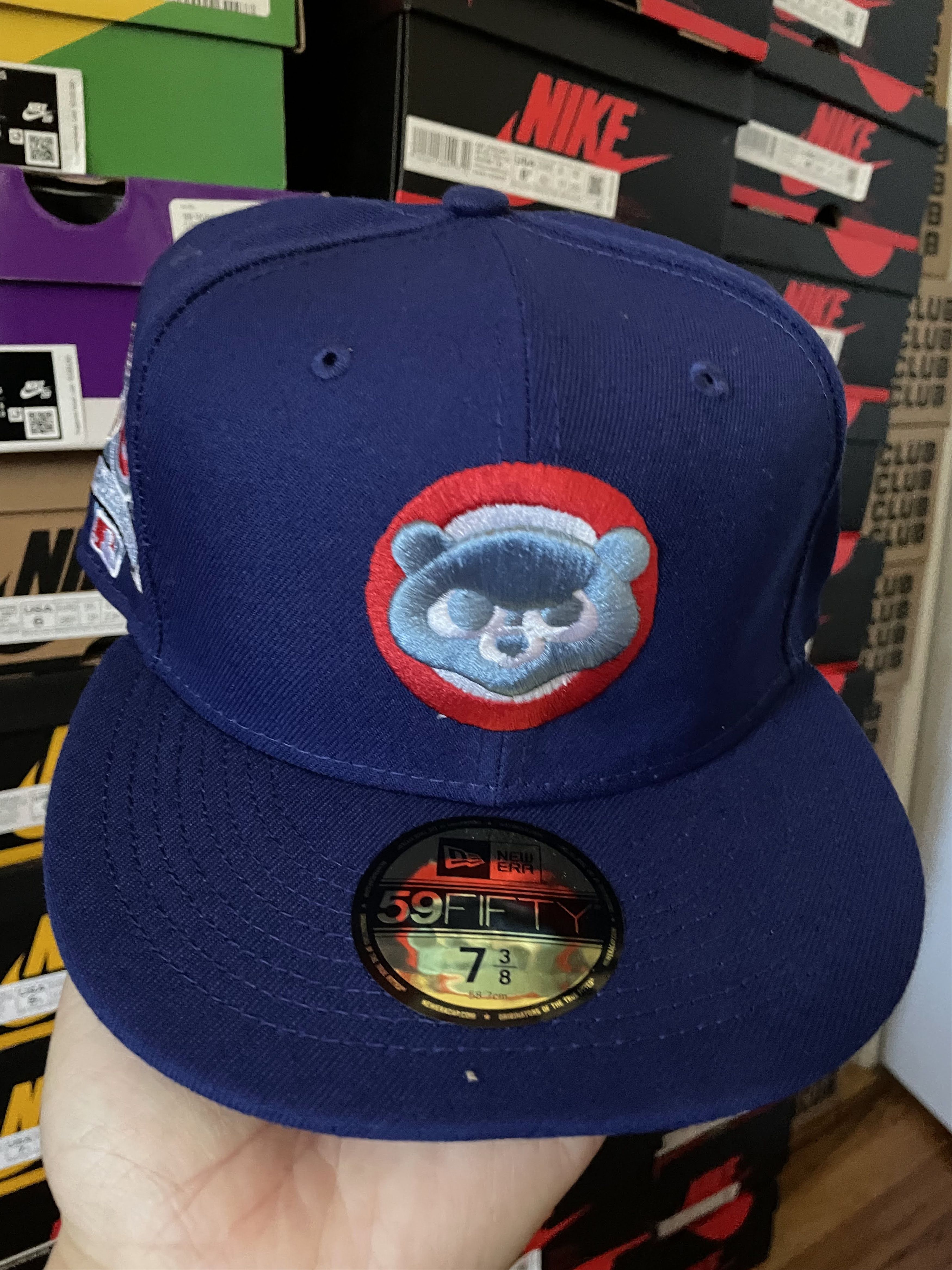 MLB × New Era Topperz Chicago Cubs 7 3/8 1990 All Star Blue Red Icy ASG Size ONE SIZE - 2 Thumbnail