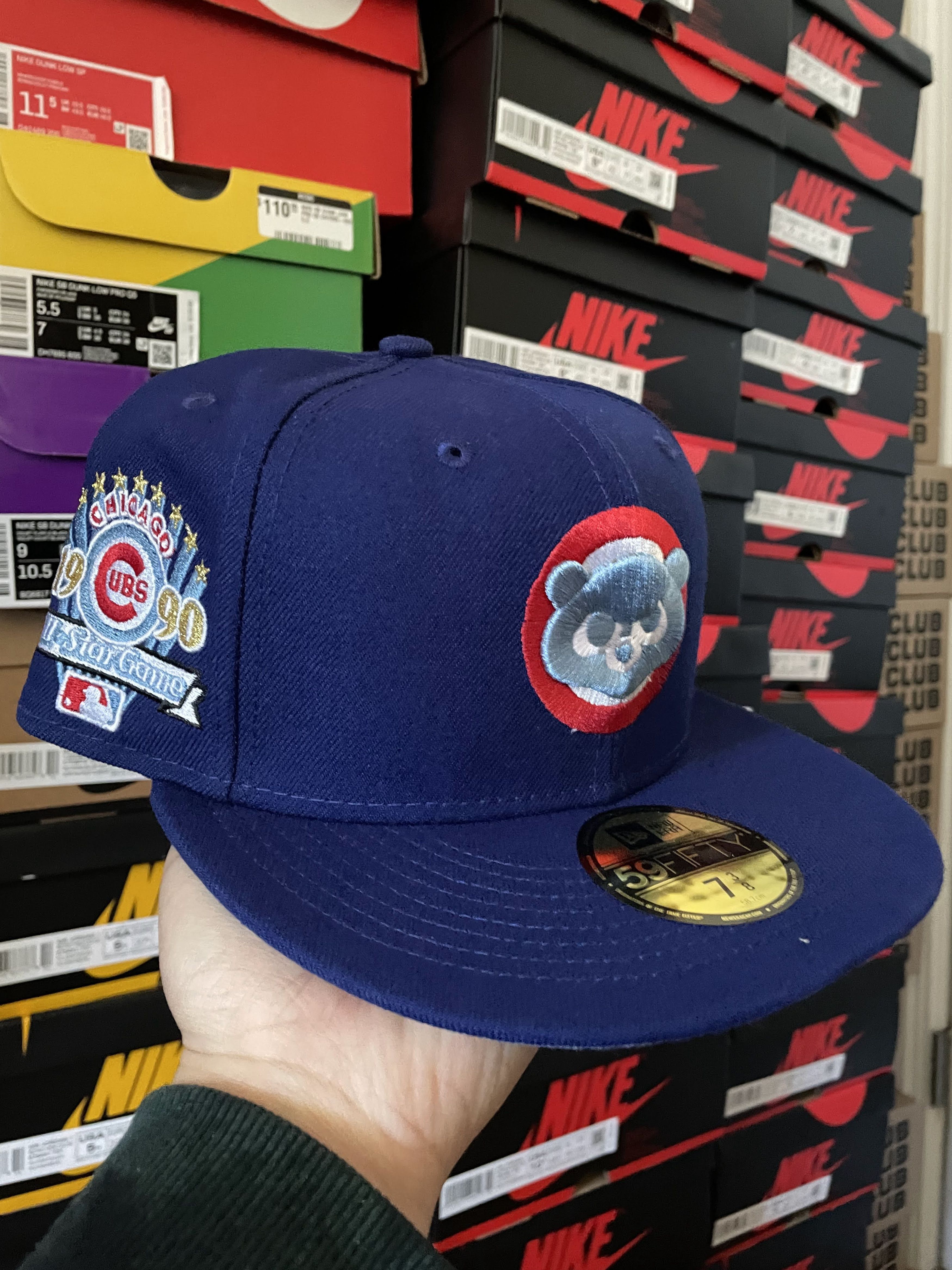 MLB × New Era Topperz Chicago Cubs 7 3/8 1990 All Star Blue Red Icy ASG Size ONE SIZE - 1 Thumbnail