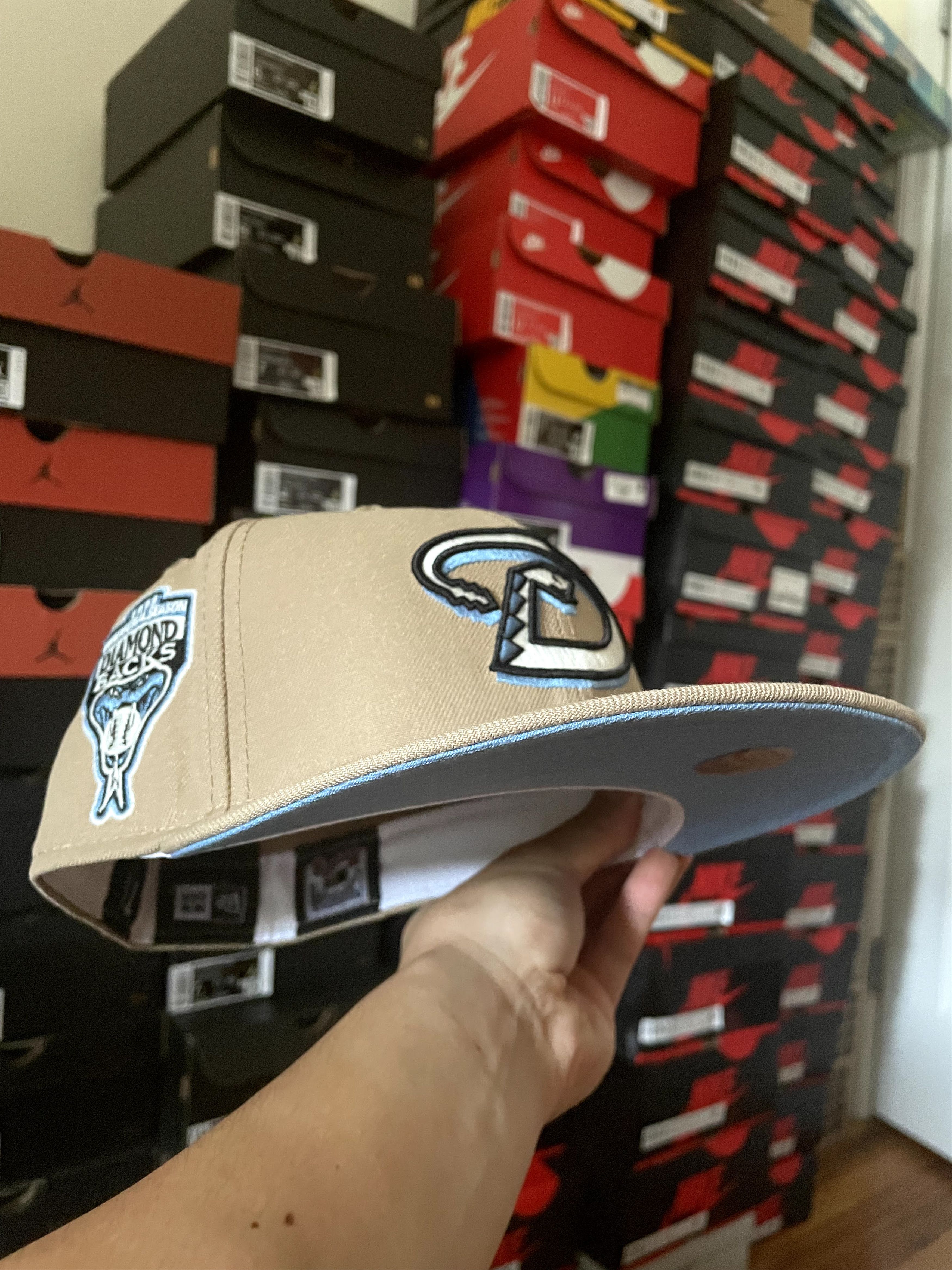 MLB × New Era Sportsworld Desert Camel Arizona Diamondbacks 7 3/8 Icy Size ONE SIZE - 7 Thumbnail