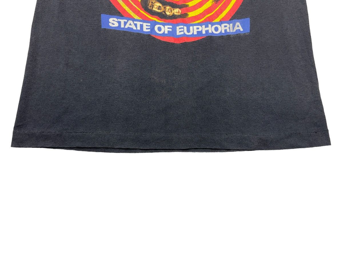 Band Tees Last Drop🔥🔥 Vintage Anthrax State Of Euphoria 80s T-shirt Size US M / EU 48-50 / 2 - 3 Thumbnail