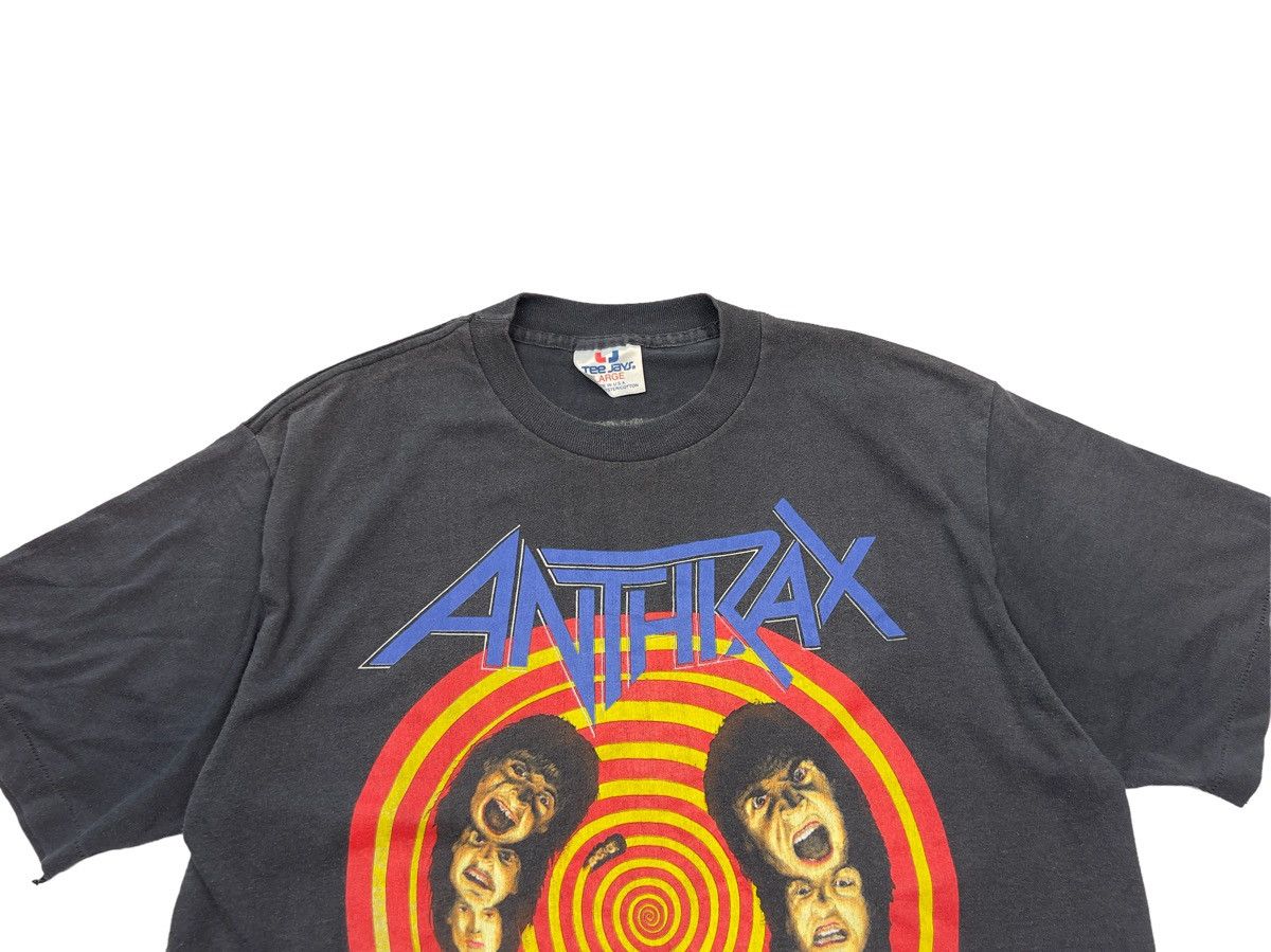 Band Tees Last Drop🔥🔥 Vintage Anthrax State Of Euphoria 80s T-shirt Size US M / EU 48-50 / 2 - 2 Thumbnail