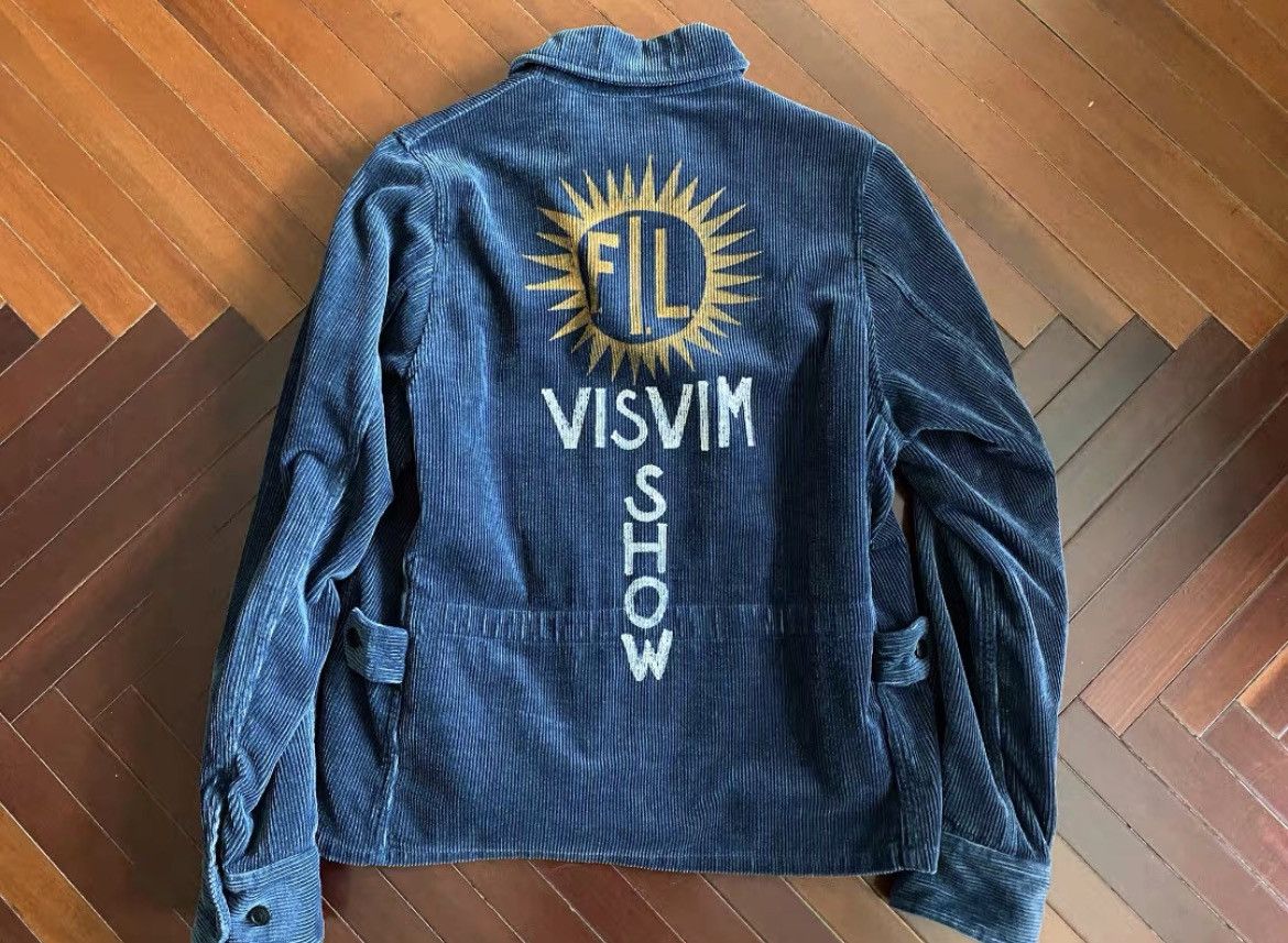 image of Visvim Ict Corduroy Swing Top in Blue, Men's (Size Small)