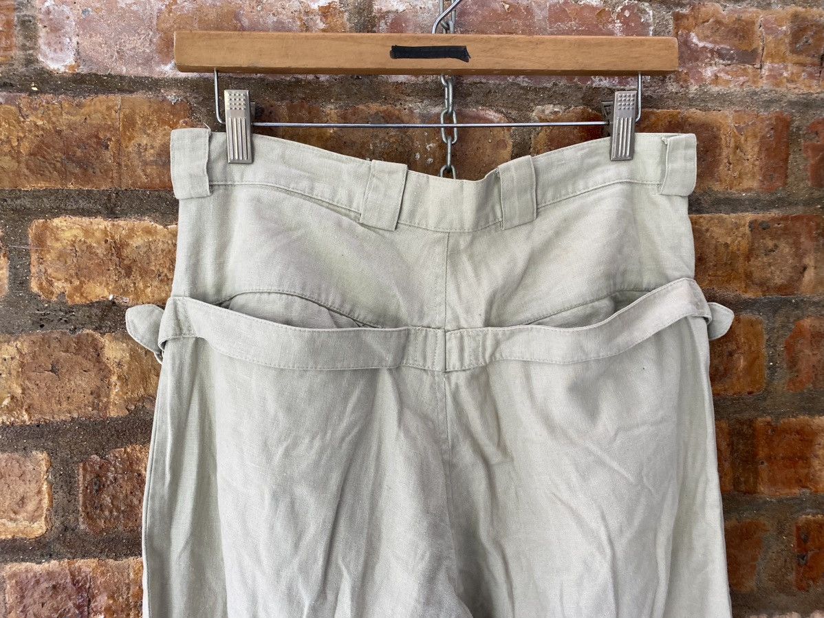 Y's 80s NEO Tokyo Lined side bucket center line pants Size US 30 / EU 46 - 10 Thumbnail