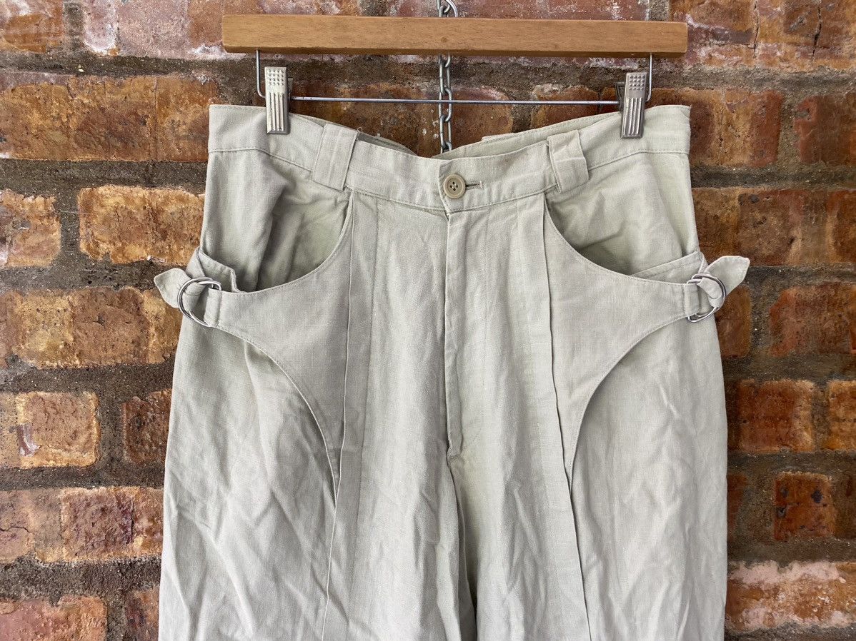 Y's 80s NEO Tokyo Lined side bucket center line pants Size US 30 / EU 46 - 3 Thumbnail