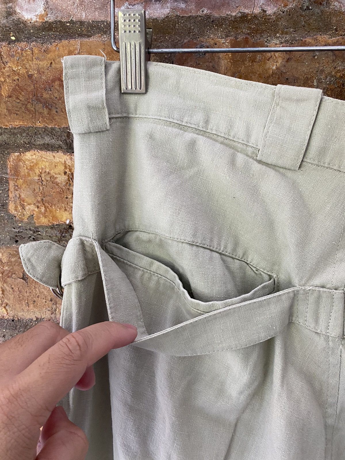 Y's 80s NEO Tokyo Lined side bucket center line pants Size US 30 / EU 46 - 11 Thumbnail