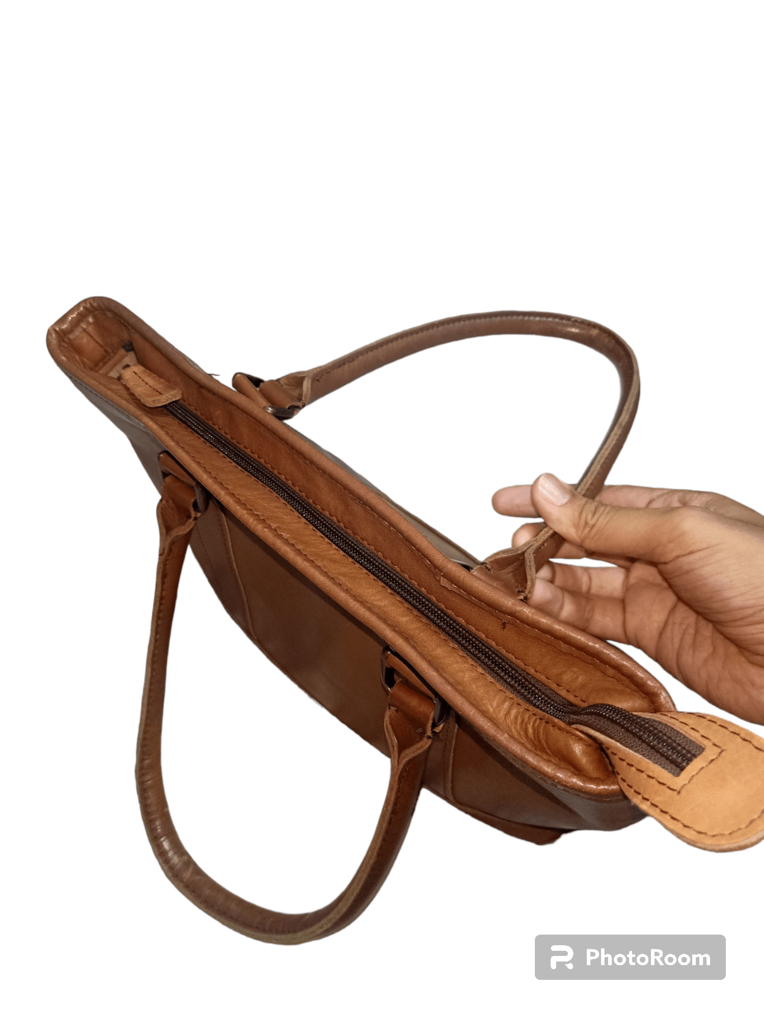 L.L. Bean Leather Tote Bag