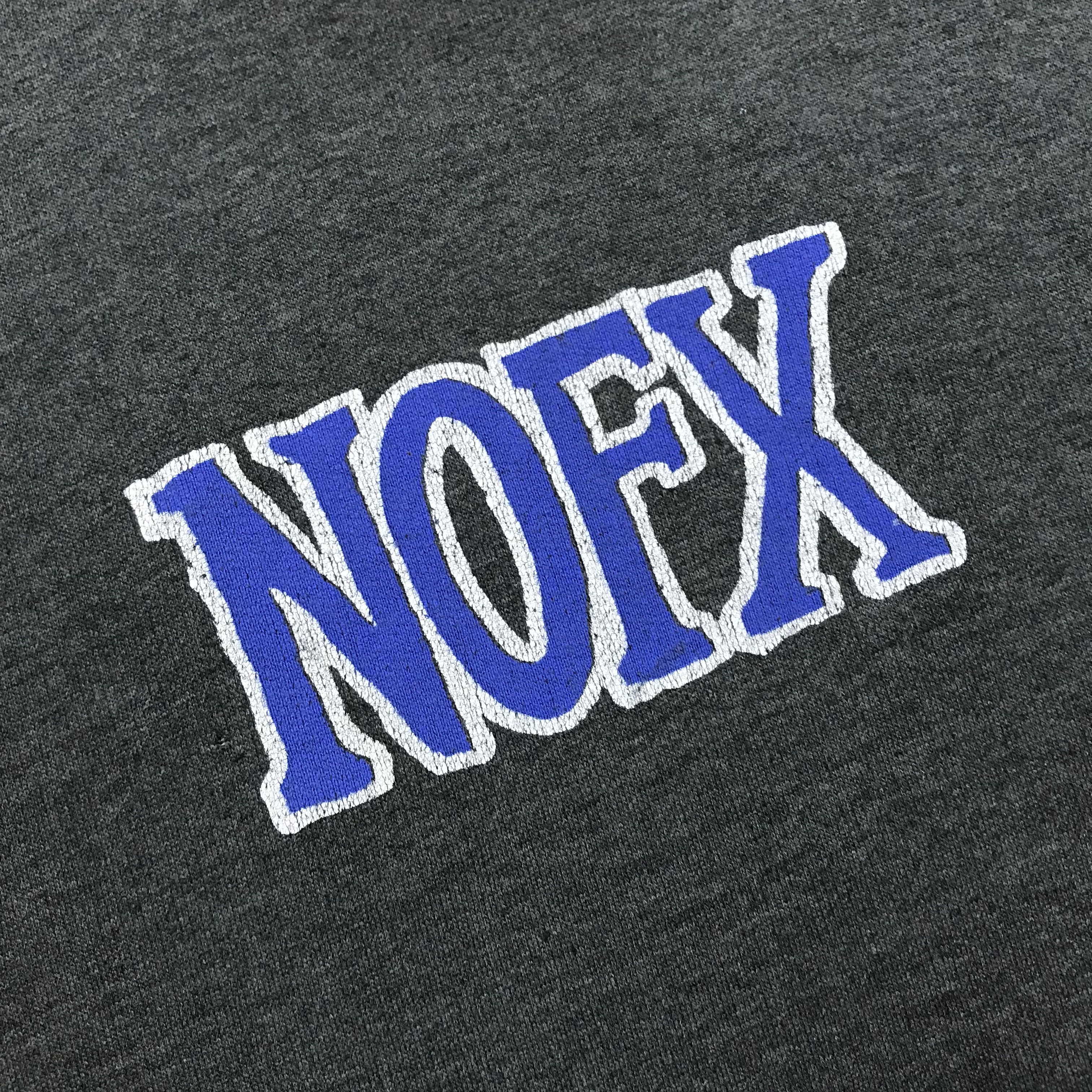 Band Tees × Vintage NOFX Punk in Drublic 1995 Tour Vintage Hoodie Sweater 90s Size US XL / EU 56 / 4 - 4 Thumbnail