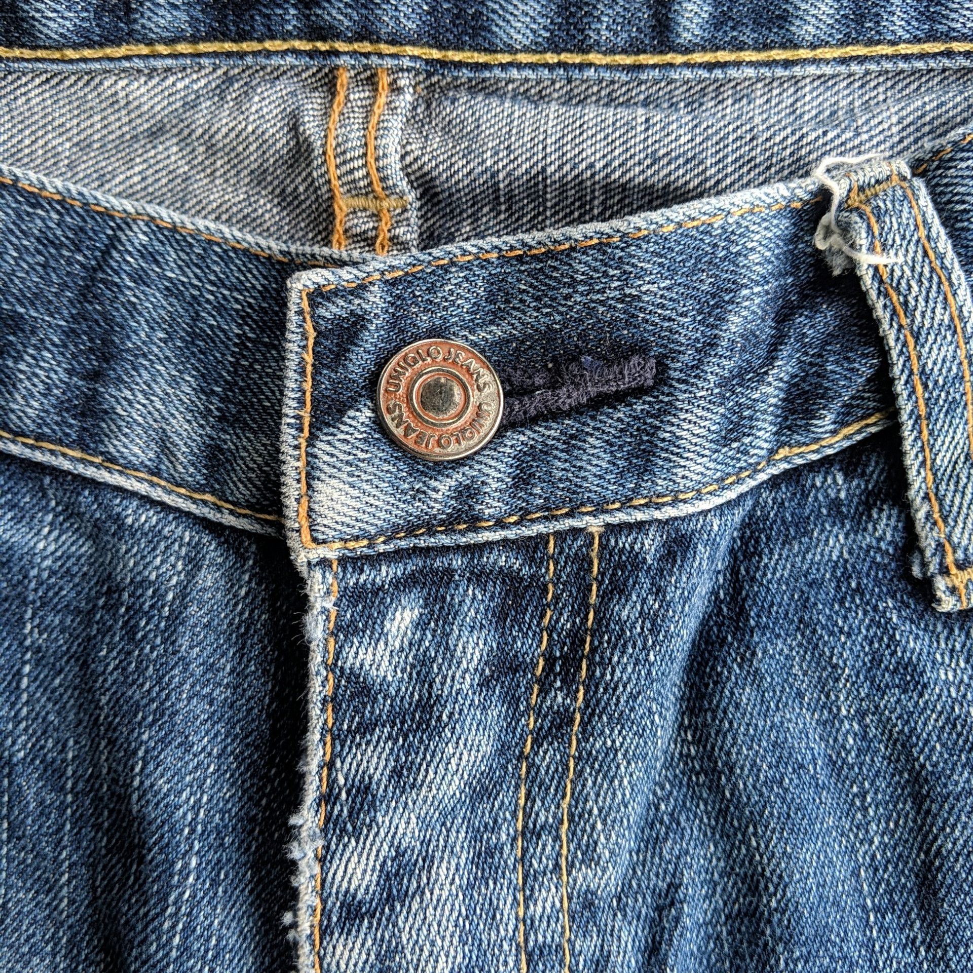 Japanese Brand Vintage Japanese Distressed Faded Denim Jean Pants Size US 30 / EU 46 - 7 Thumbnail