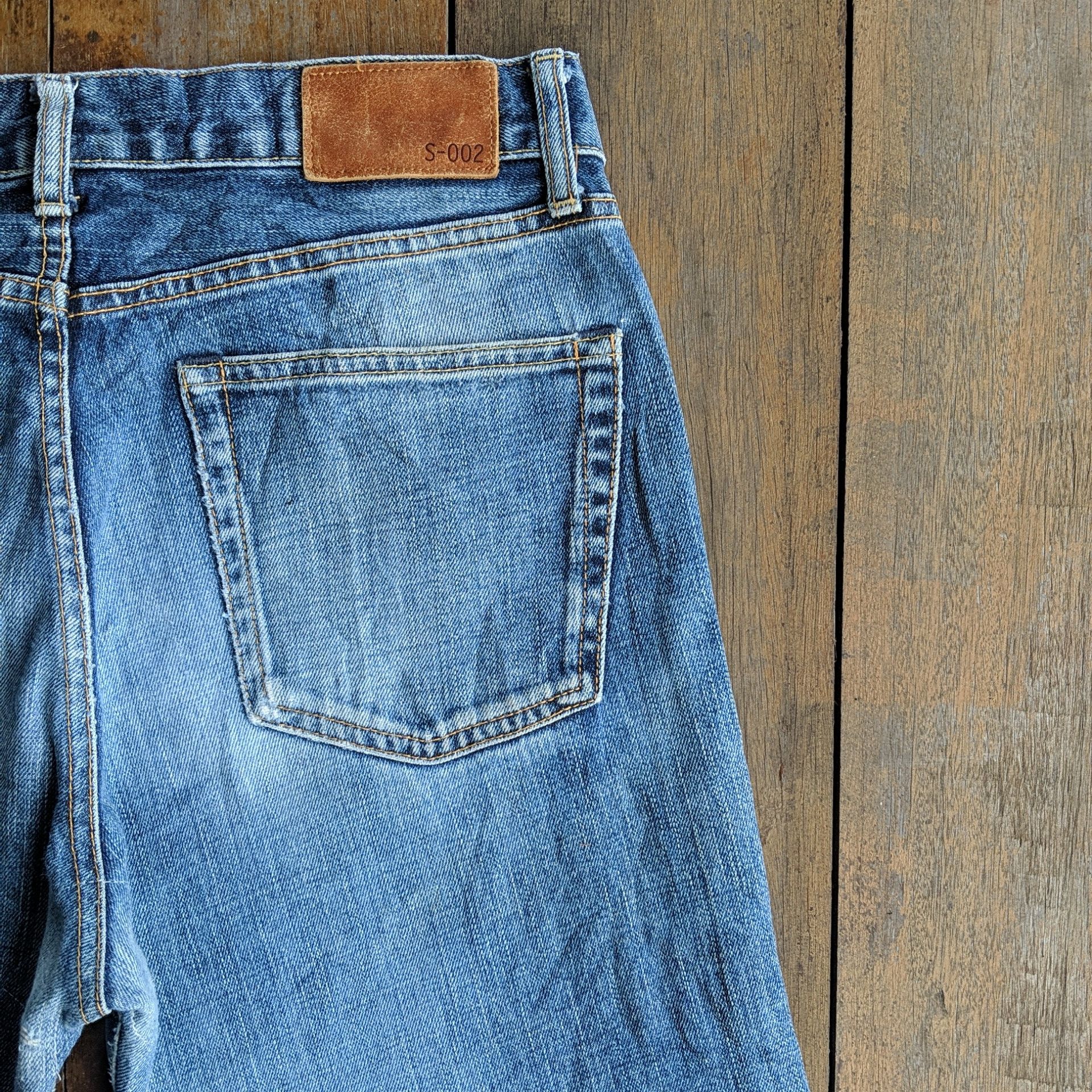 Japanese Brand Vintage Japanese Distressed Faded Denim Jean Pants Size US 30 / EU 46 - 11 Thumbnail