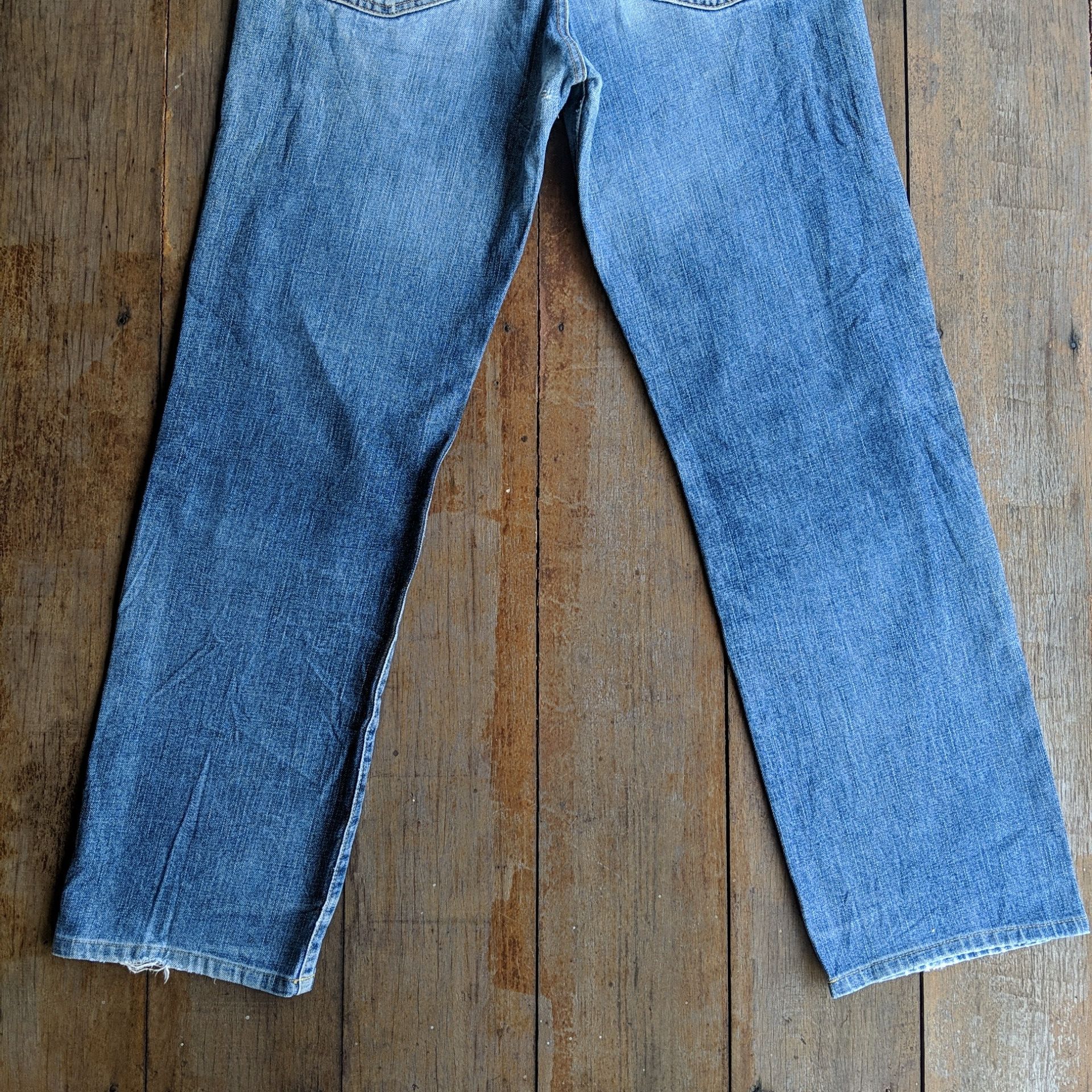 Japanese Brand Vintage Japanese Distressed Faded Denim Jean Pants Size US 30 / EU 46 - 13 Thumbnail